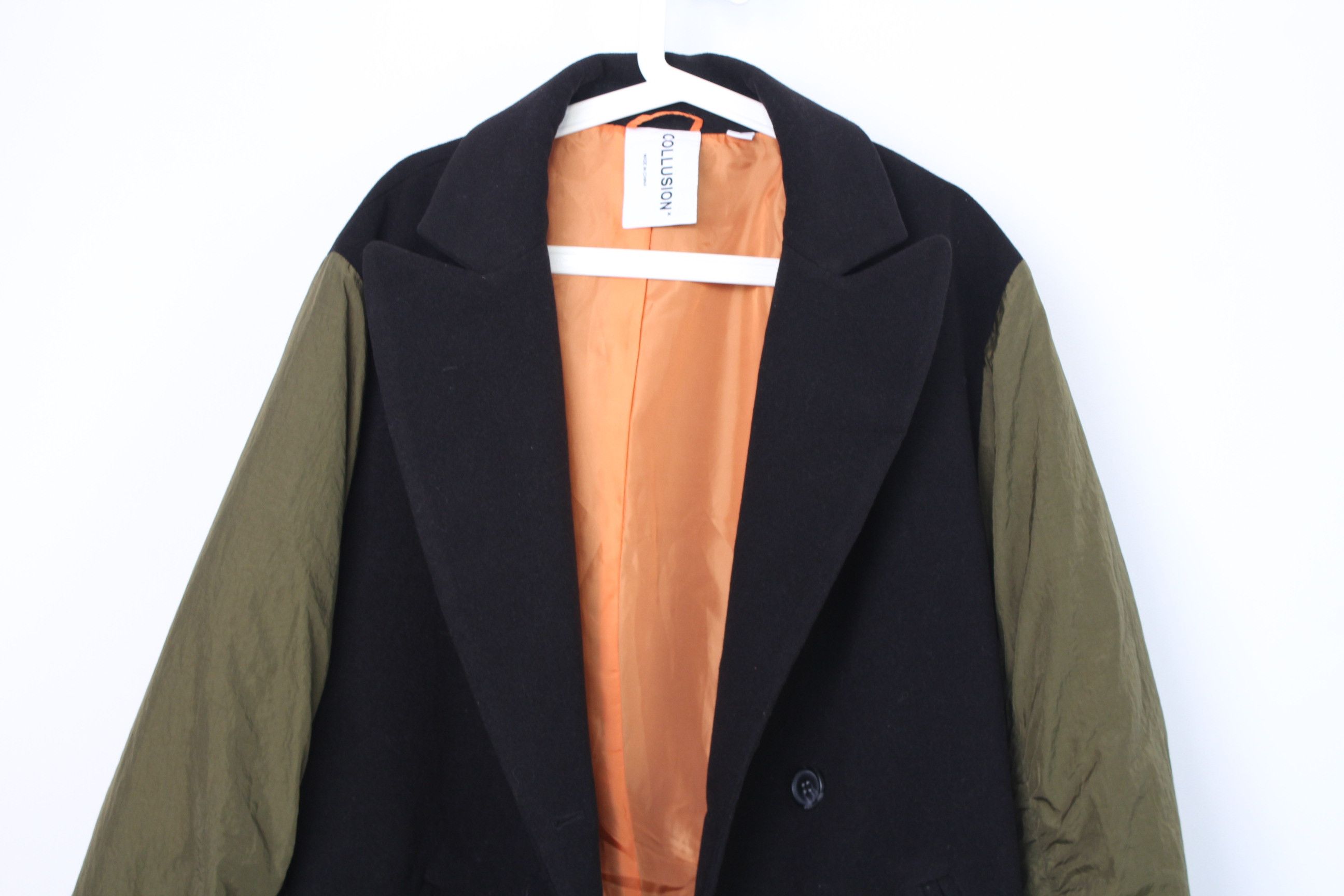 Other Collusion mens hybrid pea coat M oversize Size US M / EU 48-50 / 2 - 6 Thumbnail