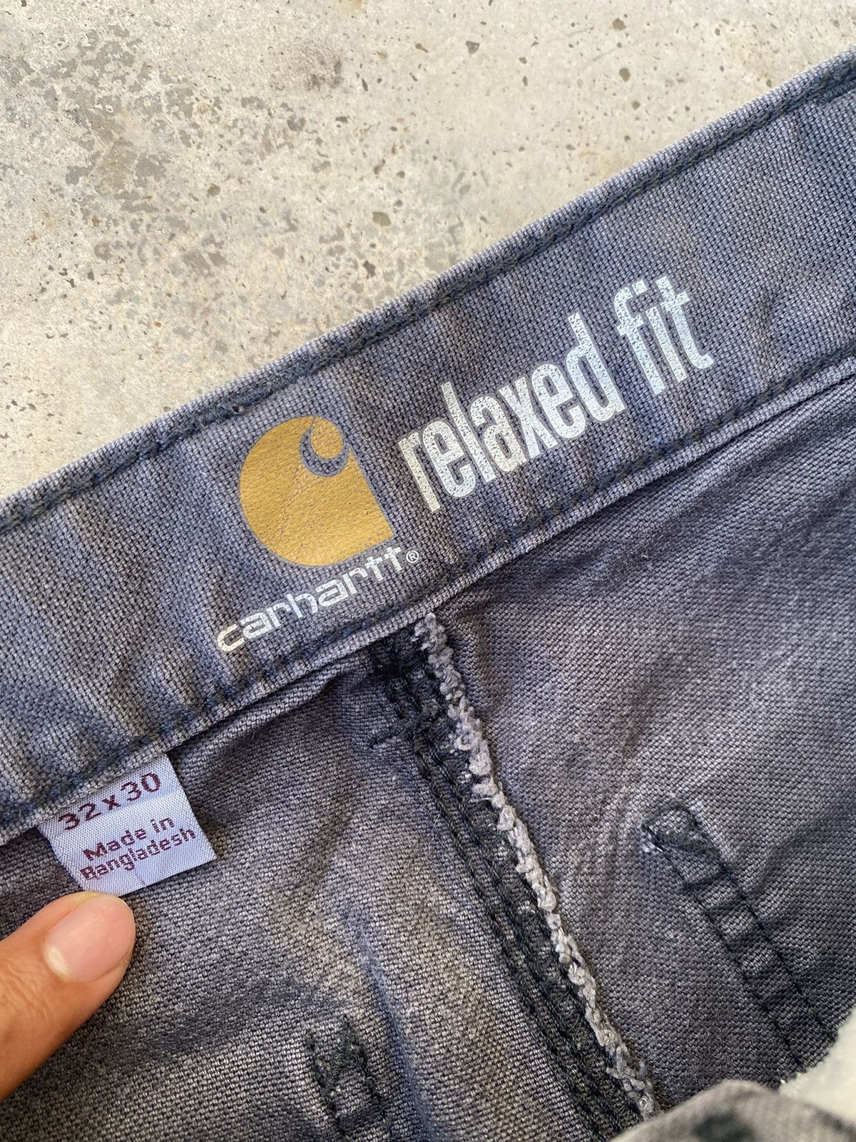 Carhartt 2000s Distressed Sun Faded Carhartt Double Knee Size US 32 / EU 48 - 7 Thumbnail