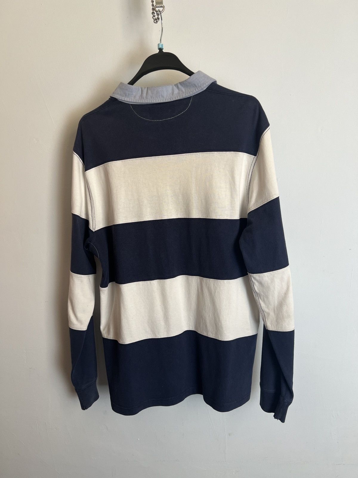 Polo Ralph Lauren Vintage Polo Ralph Lauren Rugby Shirt Red & Blue Striped Size US M / EU 48-50 / 2 - 11 Thumbnail