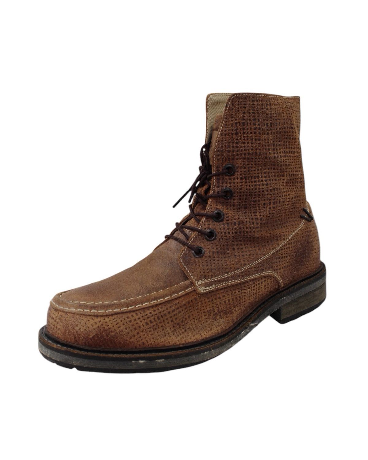 Leather × Vintage 2000S BUFFOLO SUEDE WORK BOOTS Size US 7.5 / EU 40-41 - 4 Thumbnail