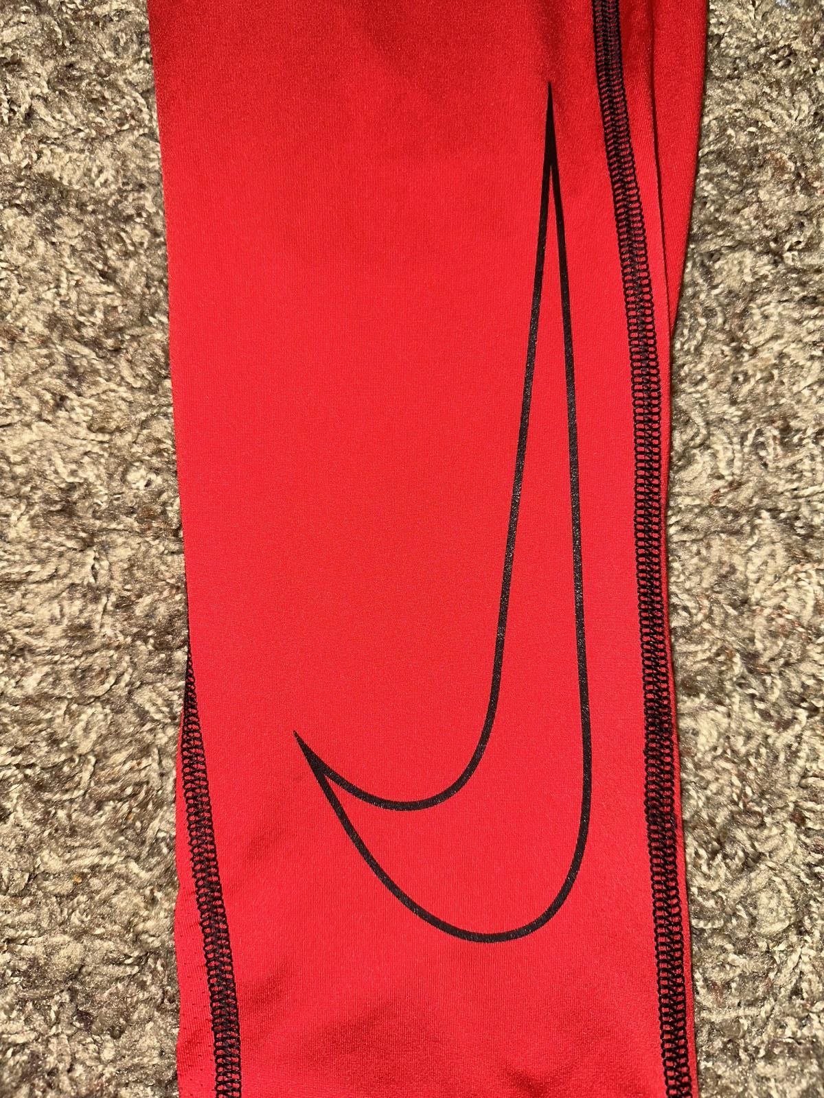 Nike Nike Mens Dri-Fit Pro 3/4 Red Tights Size US 32 / EU 48 - 4 Thumbnail