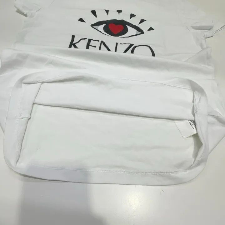 Kenzo KENZO Heart Eye Design Cotton T-Shirt -2507 Size S / US 4 / IT 40 - 8 Thumbnail