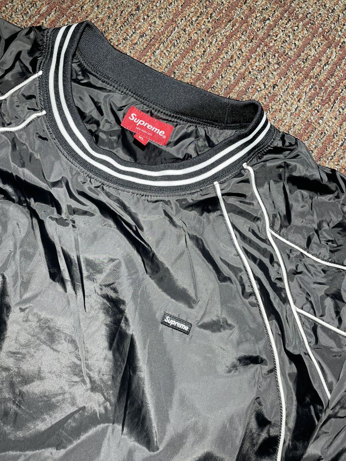 Supreme Supreme Piping Warm Up Pullover (X-Large) Size US XL / EU 56 / 4 - 2 Thumbnail
