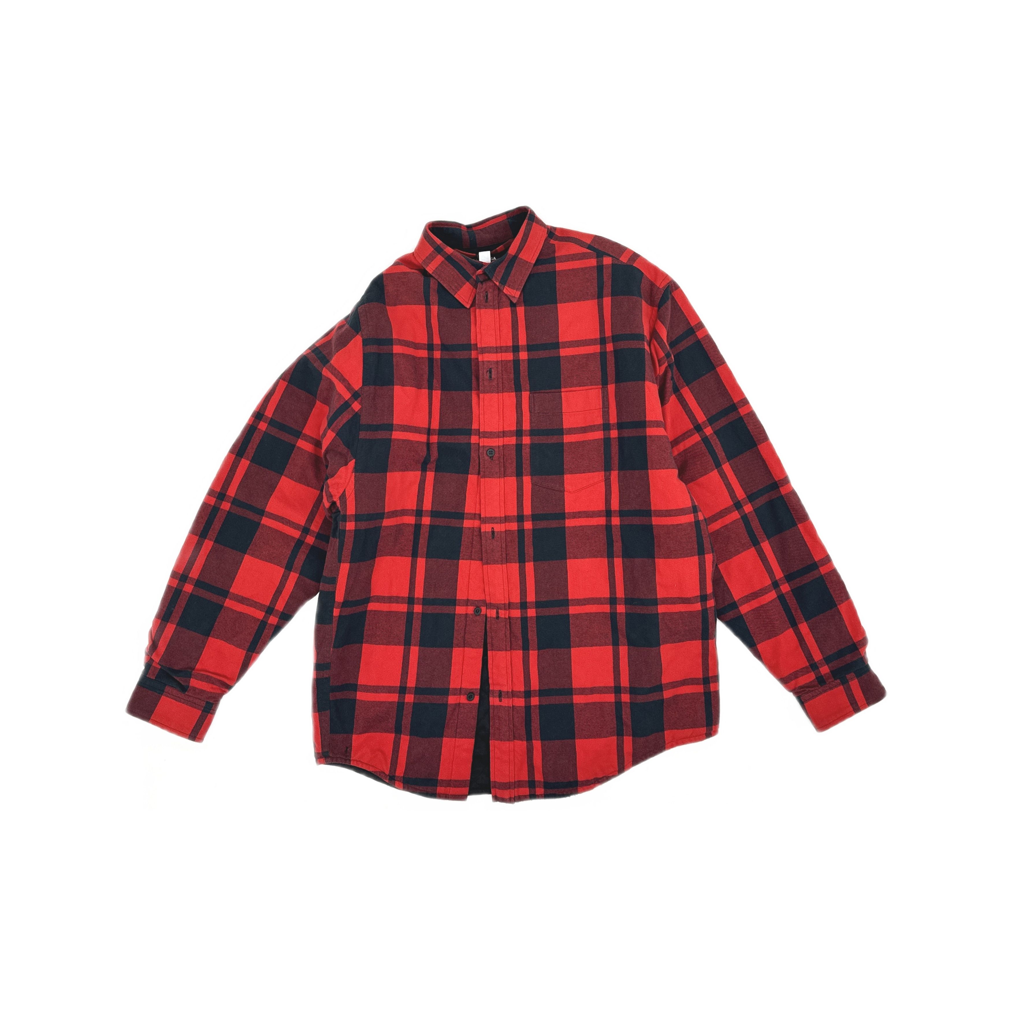 Balenciaga Balenciaga Red Plaid Button Up Shirt XS Size XS / US 0-2 / IT 36-38 - 1 Thumbnail