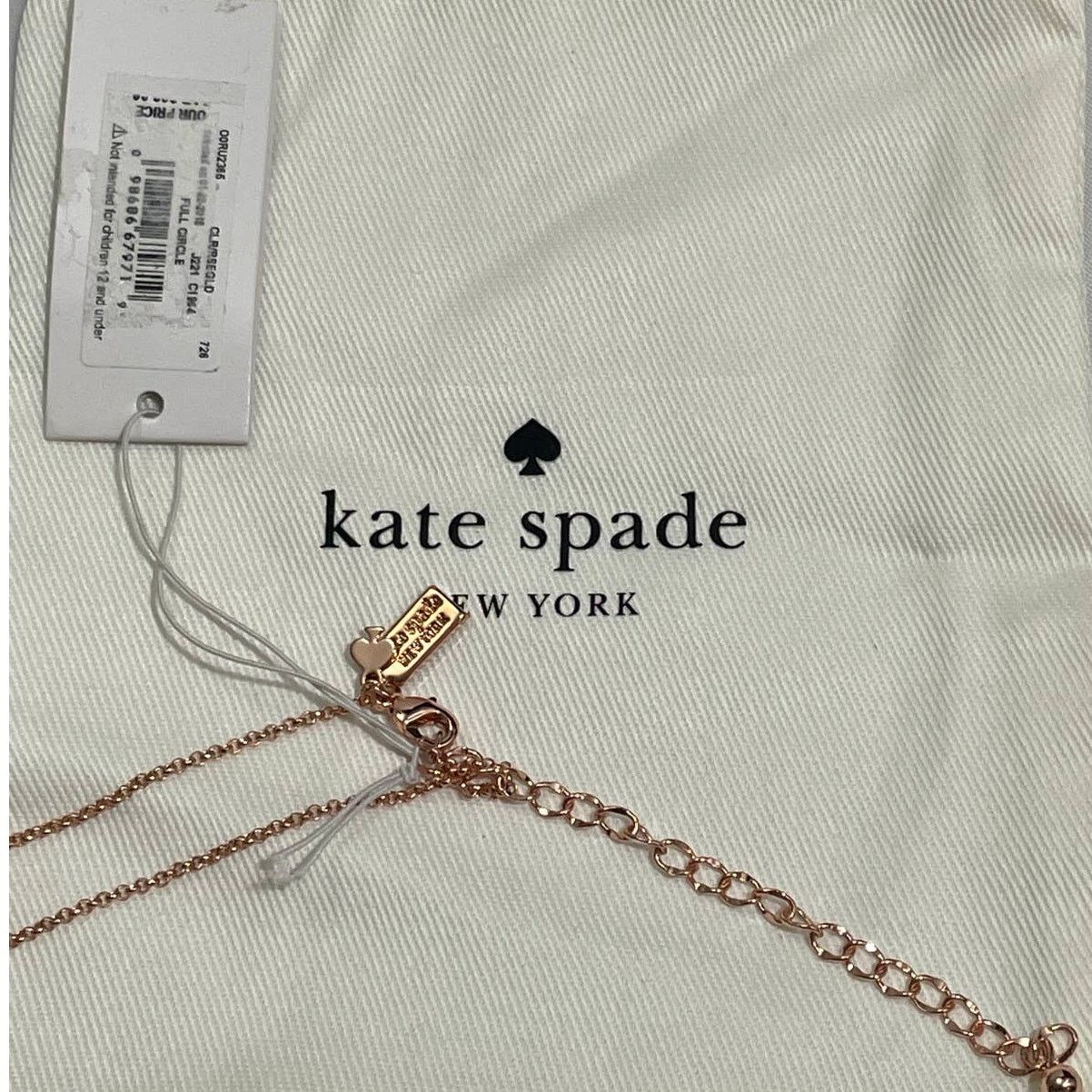 Kate Spade Kate Spade pearly delight double pendant Necklace Rose Gold Size ONE SIZE - 4 Thumbnail