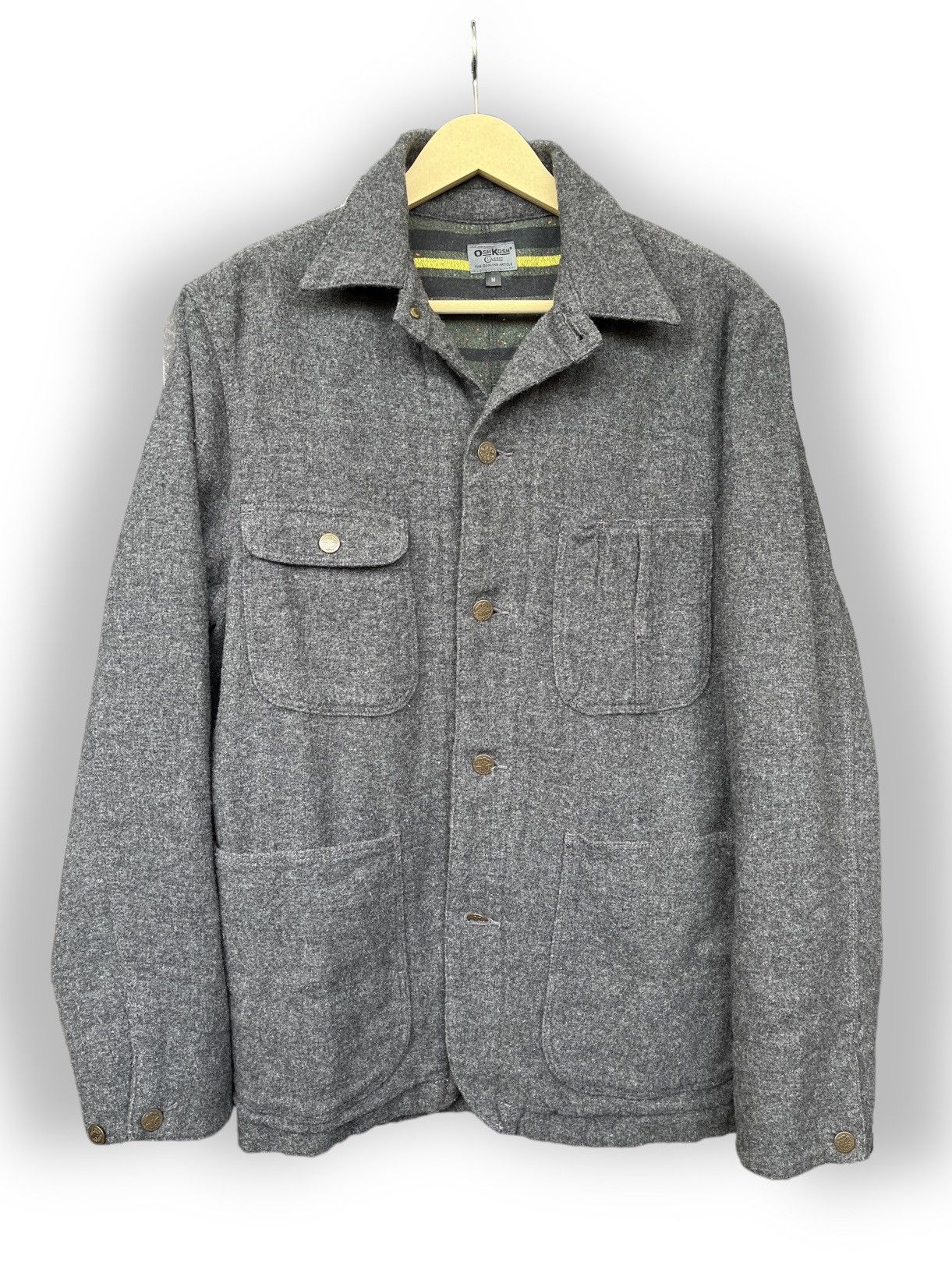 Oshkosh Oshkosh Blanket Fall Winter Wool Jacket Japan Size US M / EU 48-50 / 2 - 1 Thumbnail