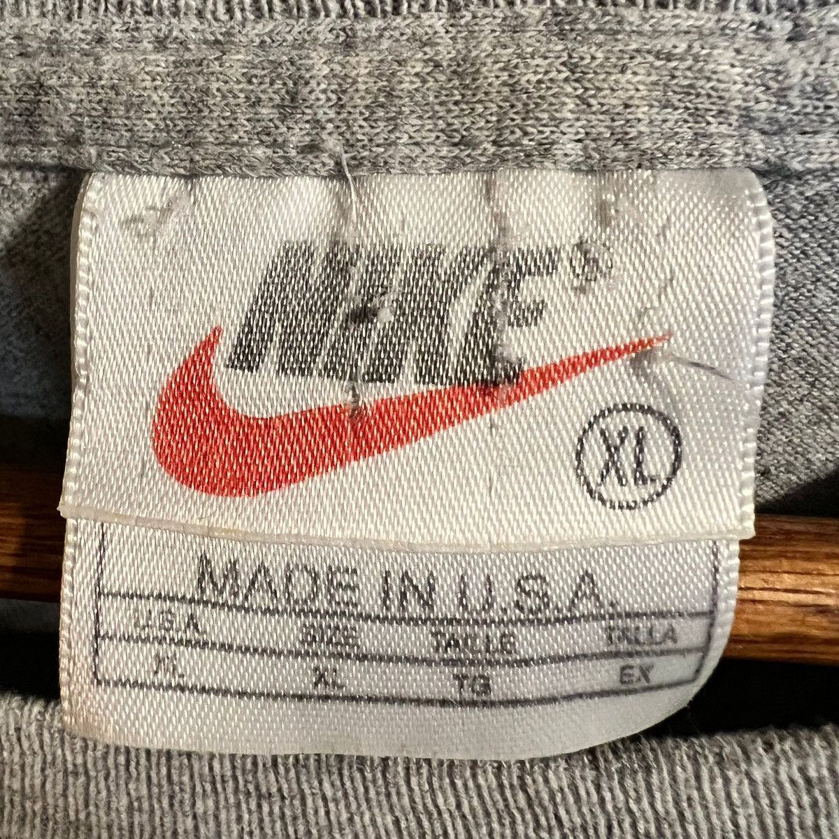 Nike Vintage 90's Nike Graphic T-Shirt - Size XL - Made In USA Size US XL / EU 56 / 4 - 6 Thumbnail