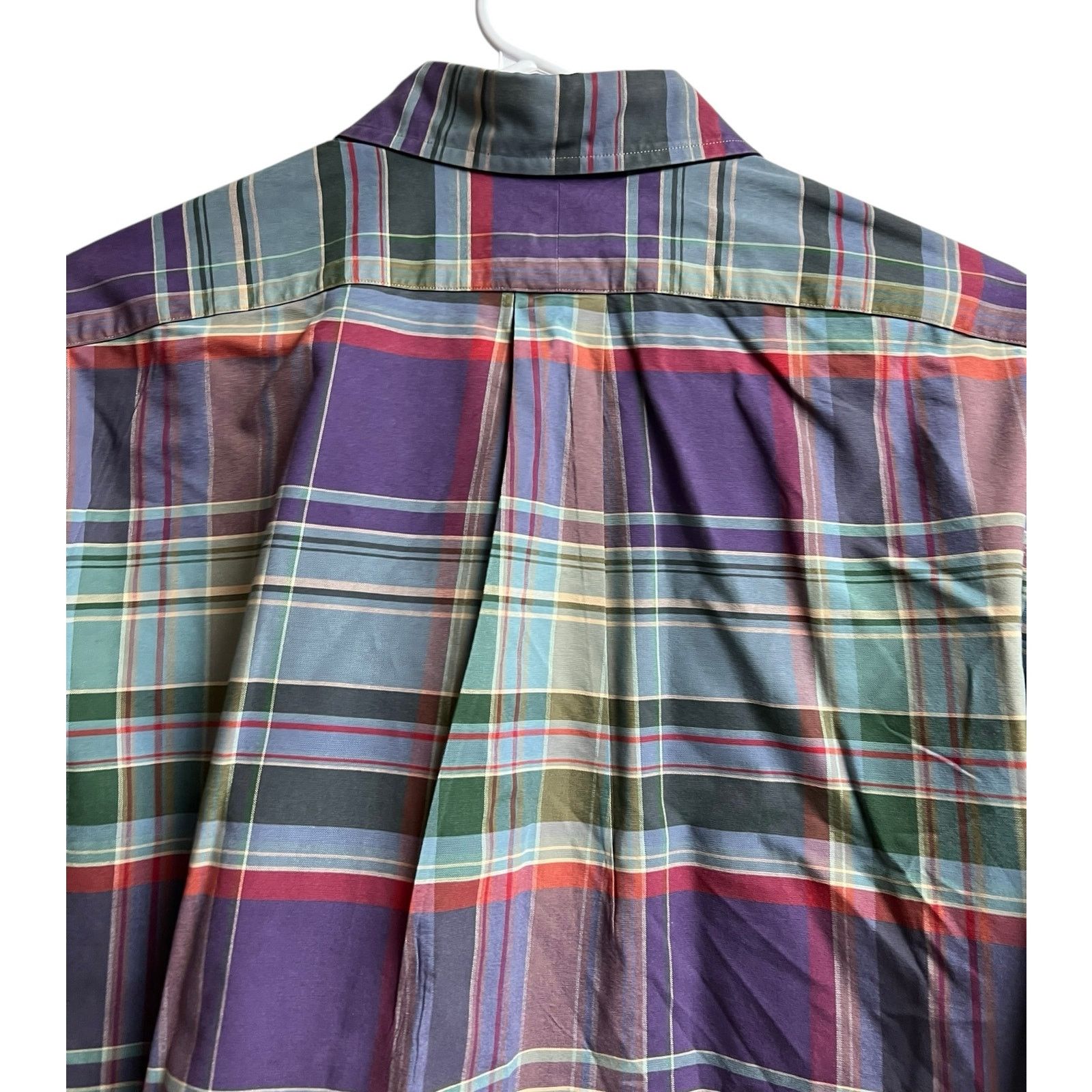 Ralph Lauren Ralph Lauren Classic Fit Muted Purple Green Plaid Medium Size US M / EU 48-50 / 2 - 8 Thumbnail