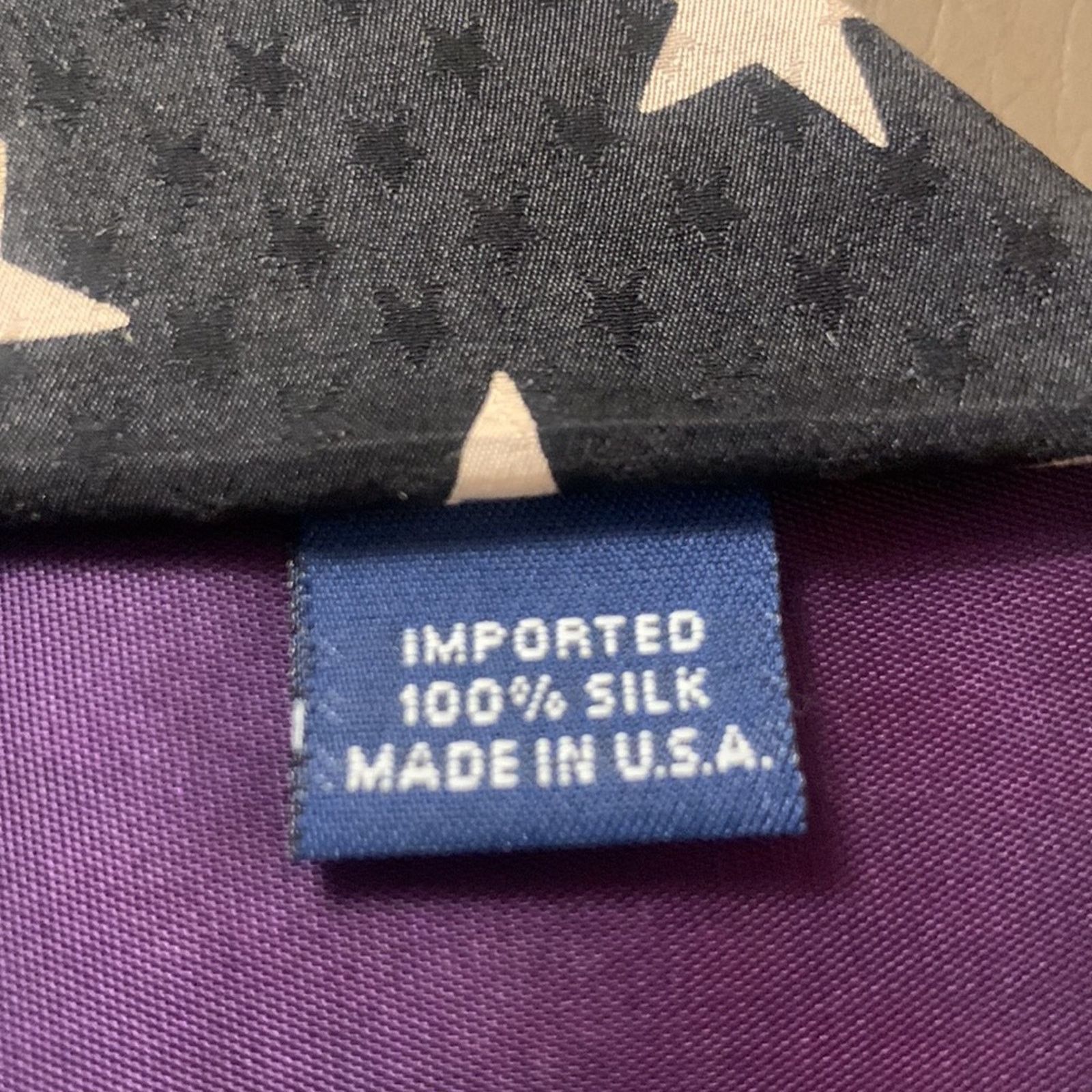 Perry Ellis 80’s Perry Ellis Portfolio bold graphic stars silk necktie Size ONE SIZE - 10 Thumbnail