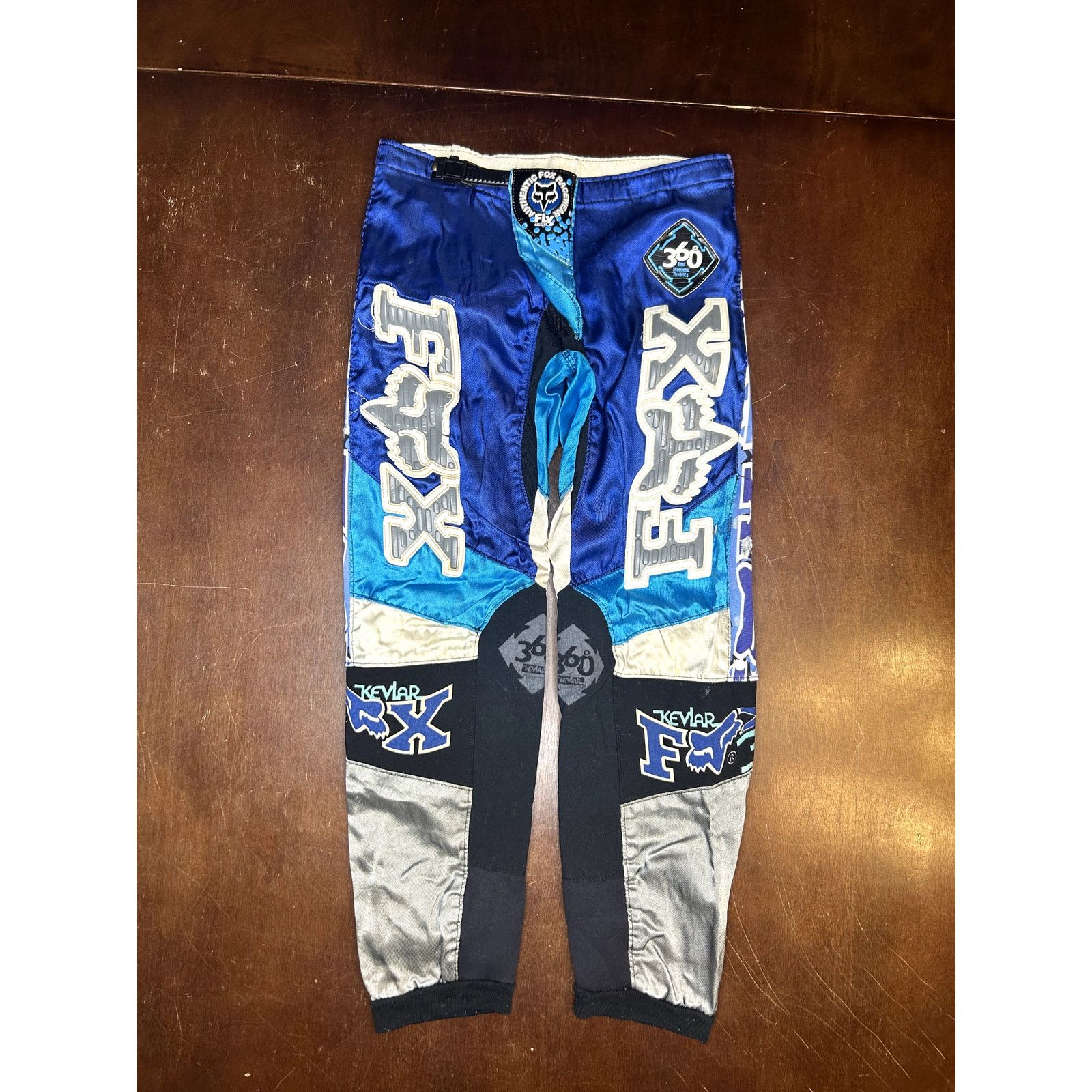Fox Racing 90s/Y2K ATV Motocross Fox 360 Kevlar Race Pants Racing Gear Size US 32 / EU 48 - 16 Thumbnail