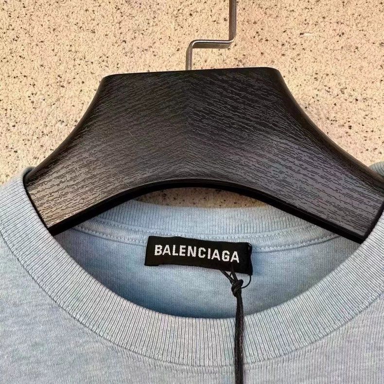 Balenciaga Balenciaga Haze blue lock short sleeves Size US S / EU 44-46 / 1 - 2 Thumbnail