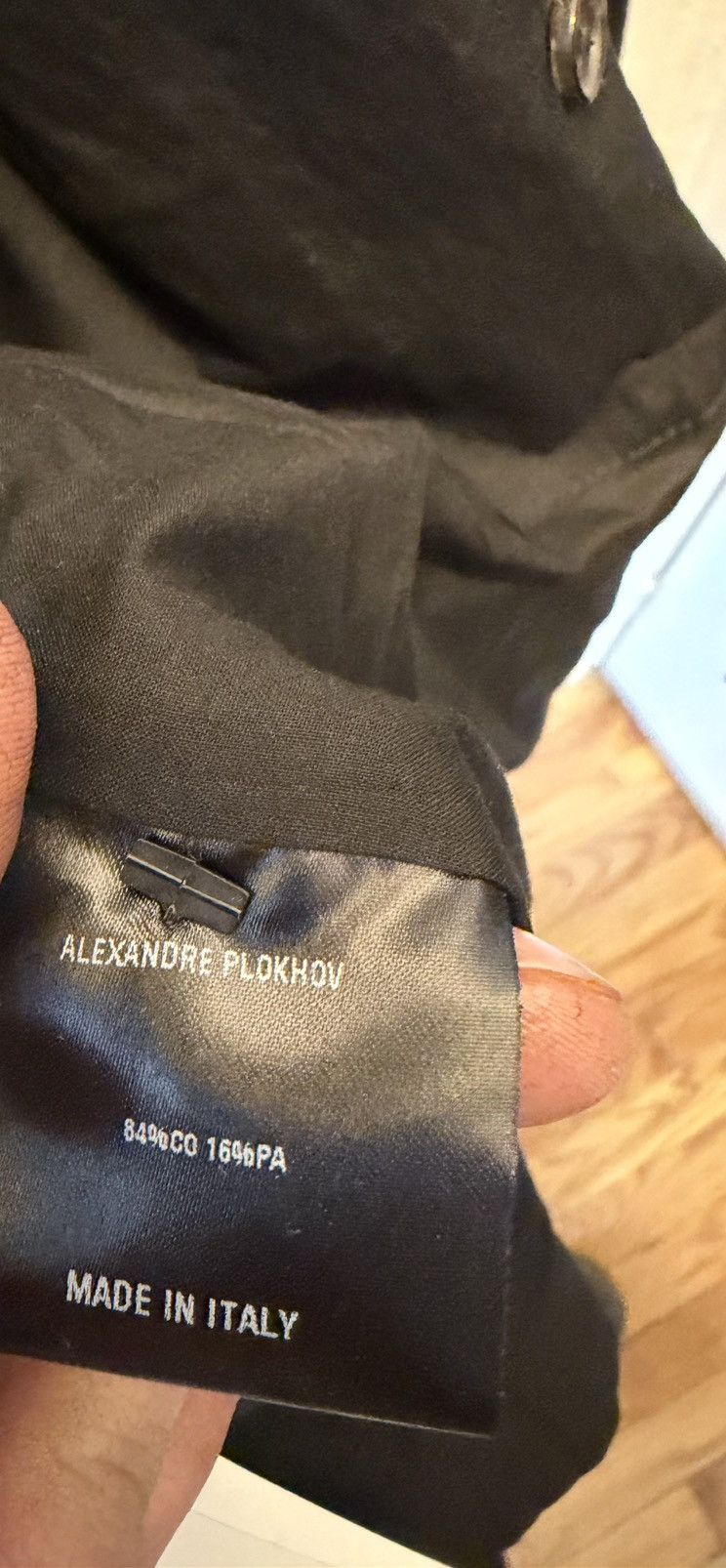 Alexandre Plokhov NWOT $790 Crisp Cotton/Nylon Layered Moto Jacket Size US XL / EU 56 / 4 - 10 Thumbnail