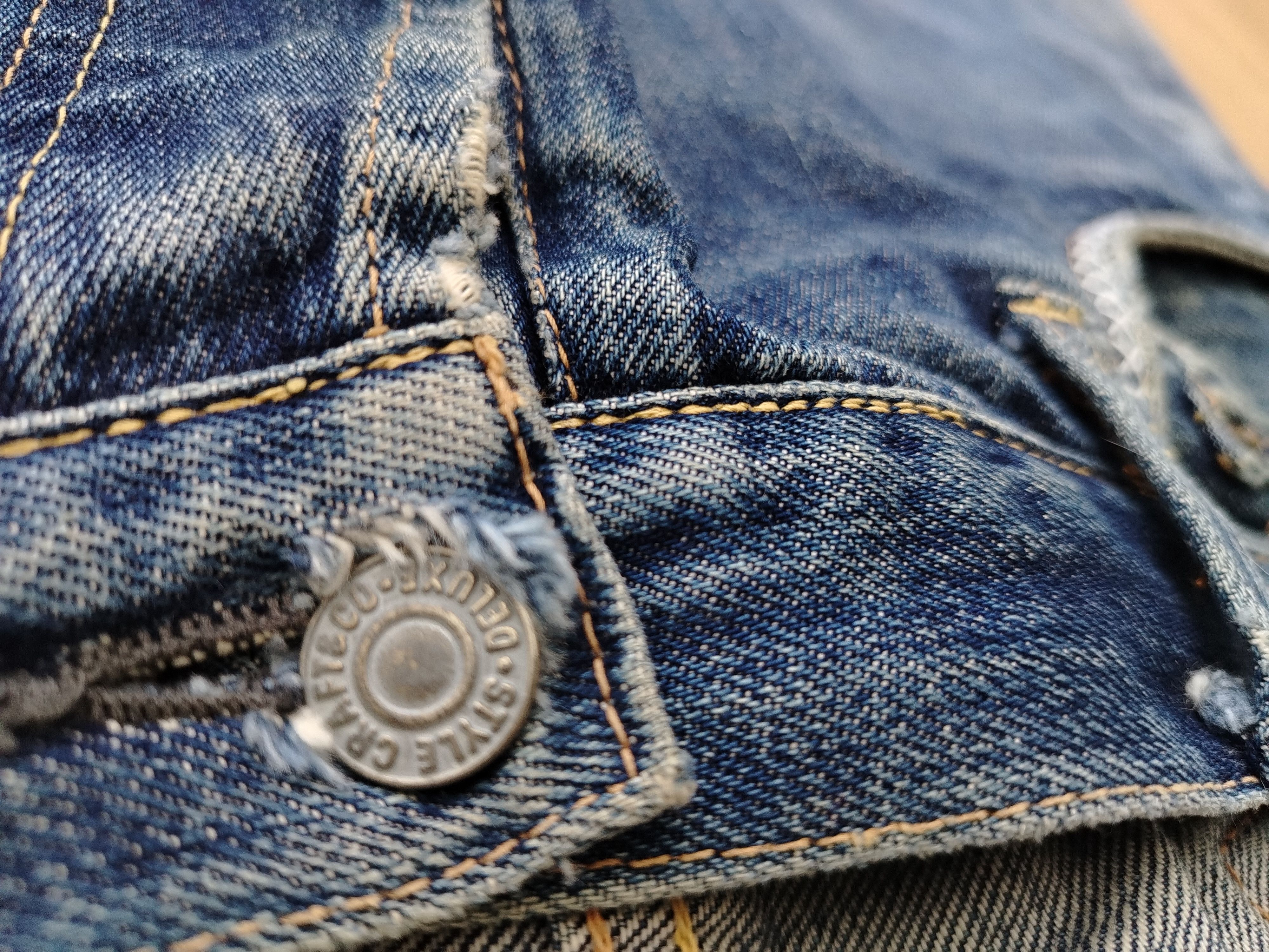 Evisu Evisu Jeans Vintage (Evis) Boro Remaked Size US 31 - 14 Thumbnail