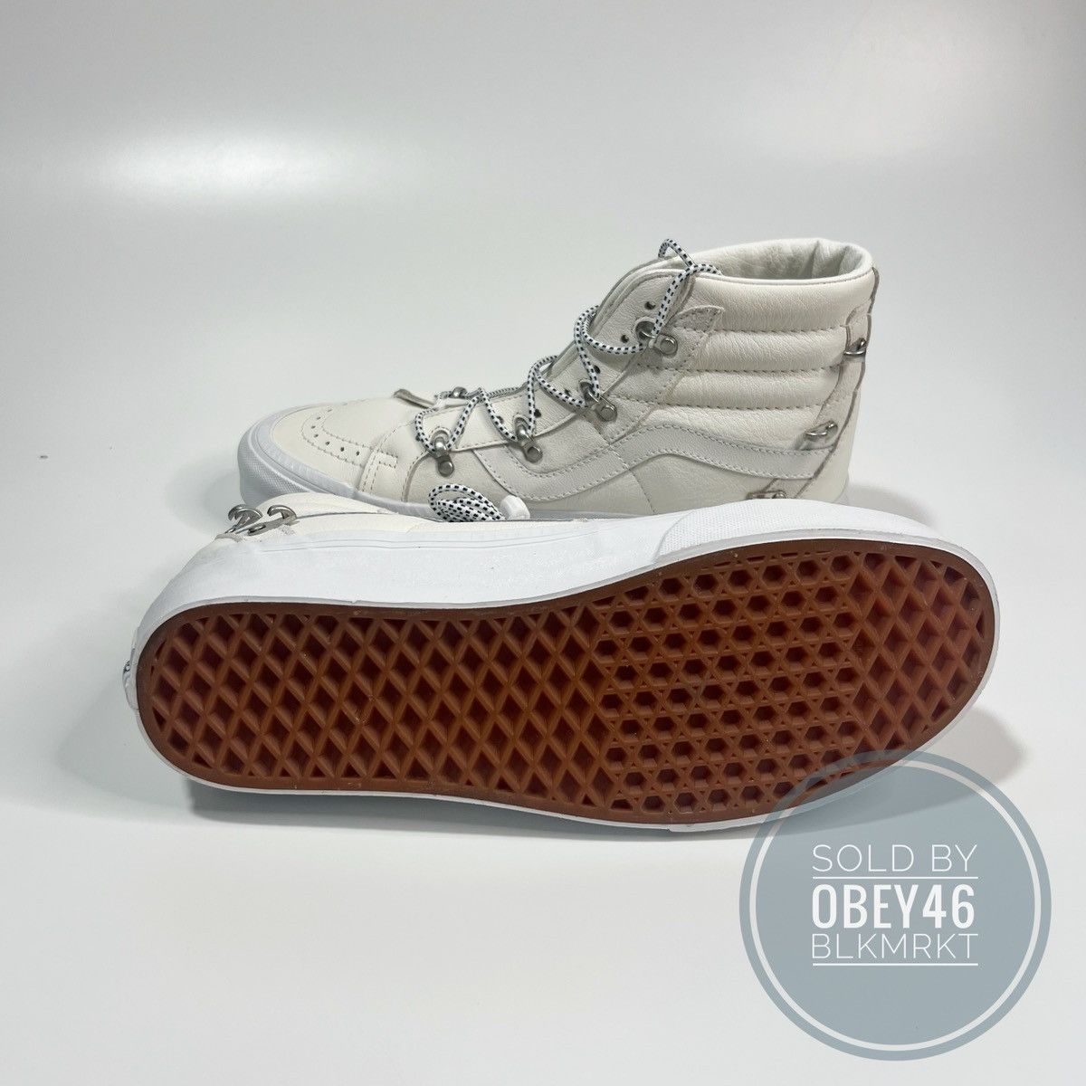 Vans Vans Sk8-Hi Echo DX Off White/White 9 Size US 9 / EU 42 - 6 Thumbnail