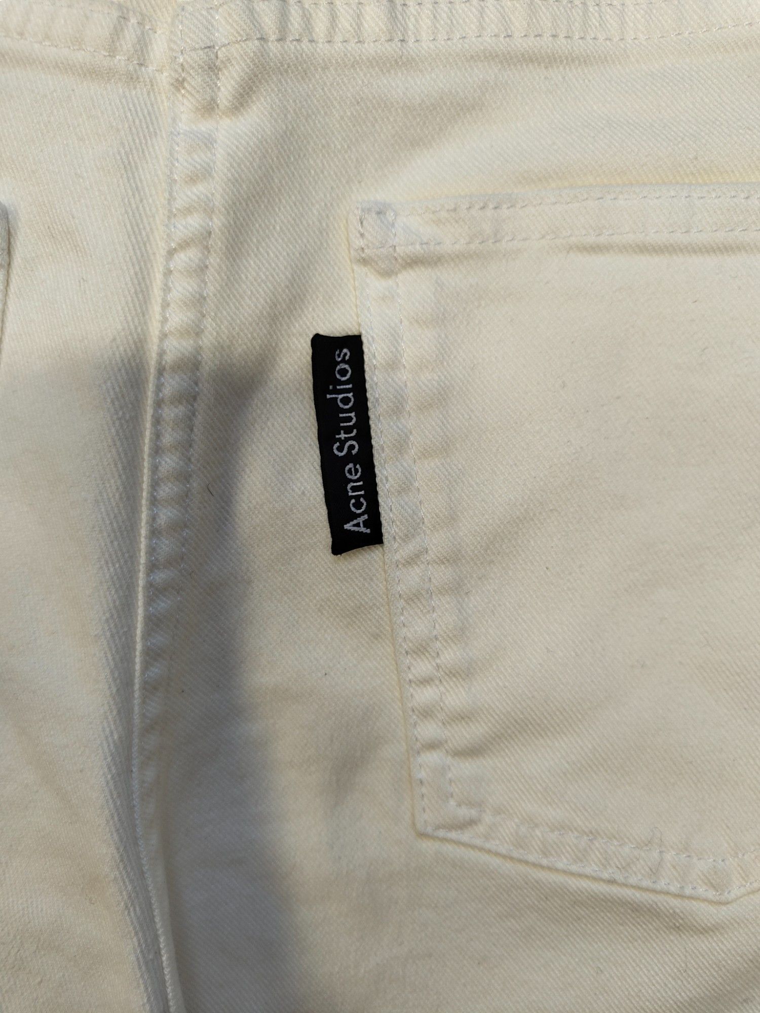 Acne Studios Straight Leg Jeans With Black Stripes On The Side Size 26" / US 2 / IT 38 - 4 Thumbnail