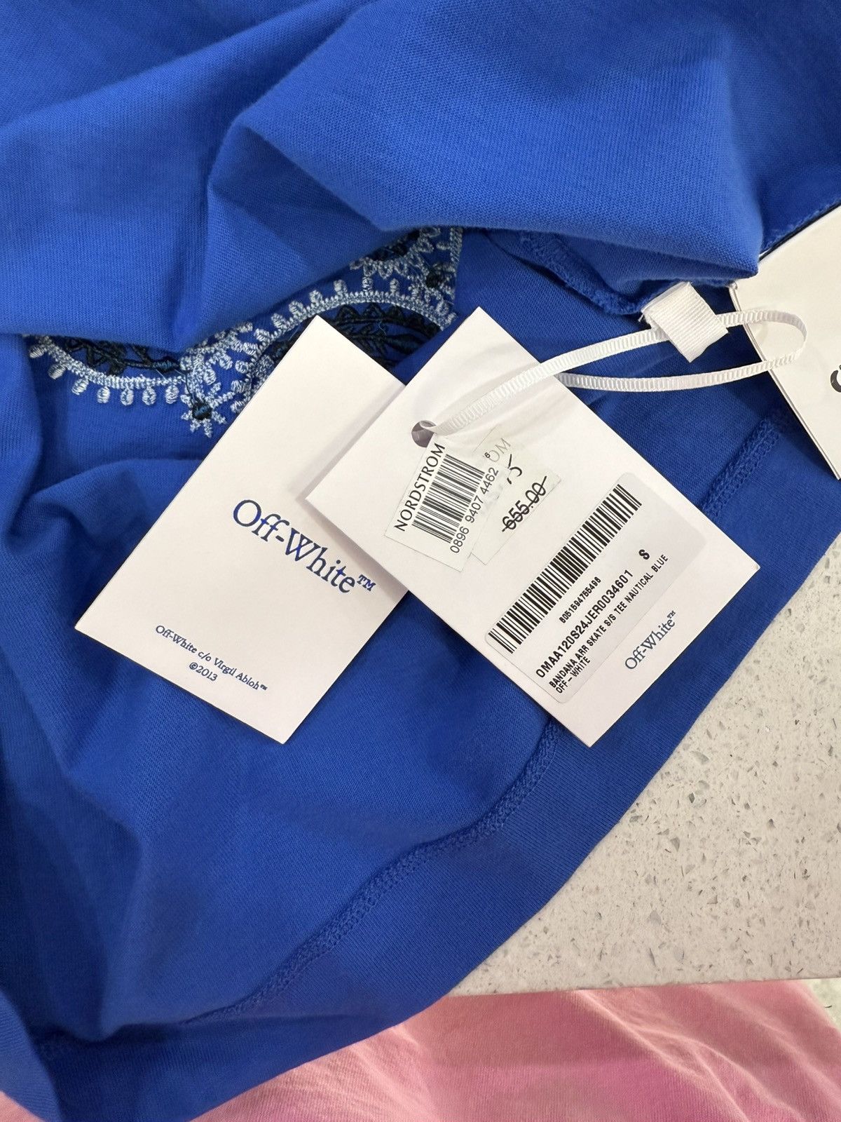 Off-White Off-White Blue Paisley Shirt Size US S / EU 44-46 / 1 - 15 Thumbnail
