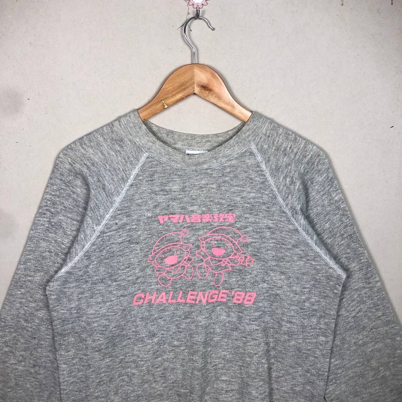 Hanes × Vintage Vintage 90s Hanes Challenge 88 Anime Sweatshirt Size US M / EU 48-50 / 2 - 3 Thumbnail