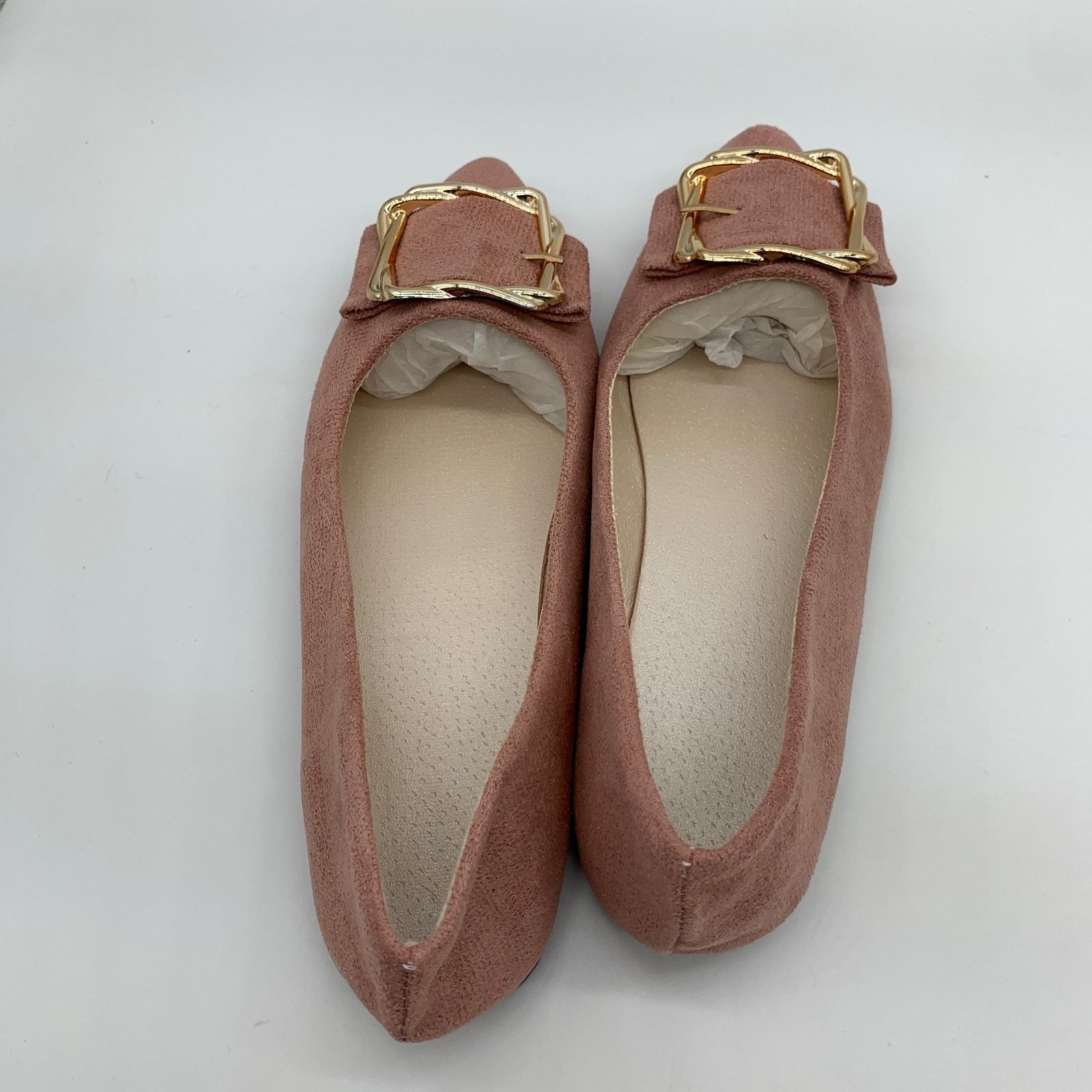 Other Women's Shoes Pink Slip On Size 7 Loafers Faux Suede Size US 7 / IT 37 - 5 Thumbnail