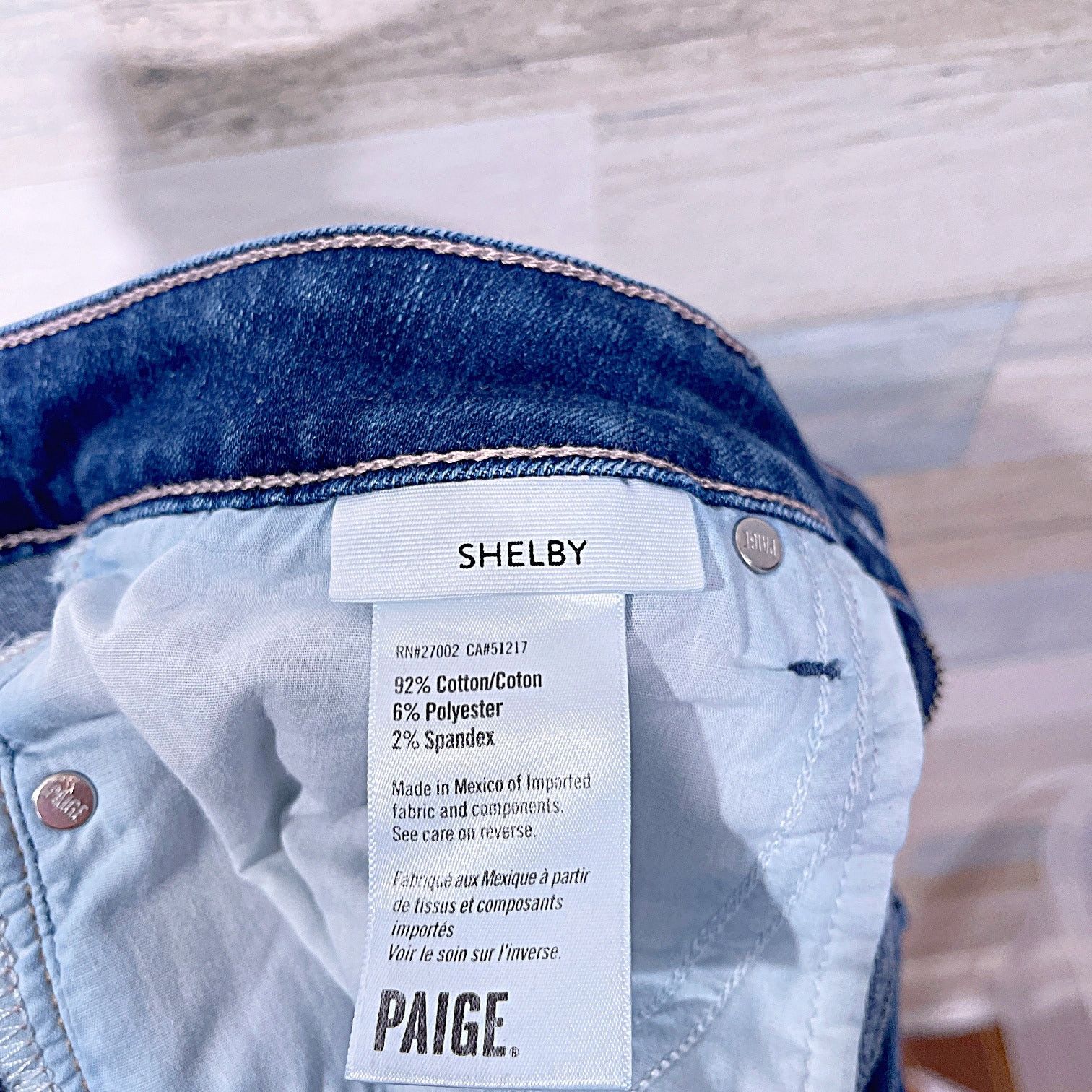 Paige PAIGE Shelby Crop Flare Jeans Blue Dark Wash Womens 30 Size 30" / US 8 / IT 44 - 8 Thumbnail