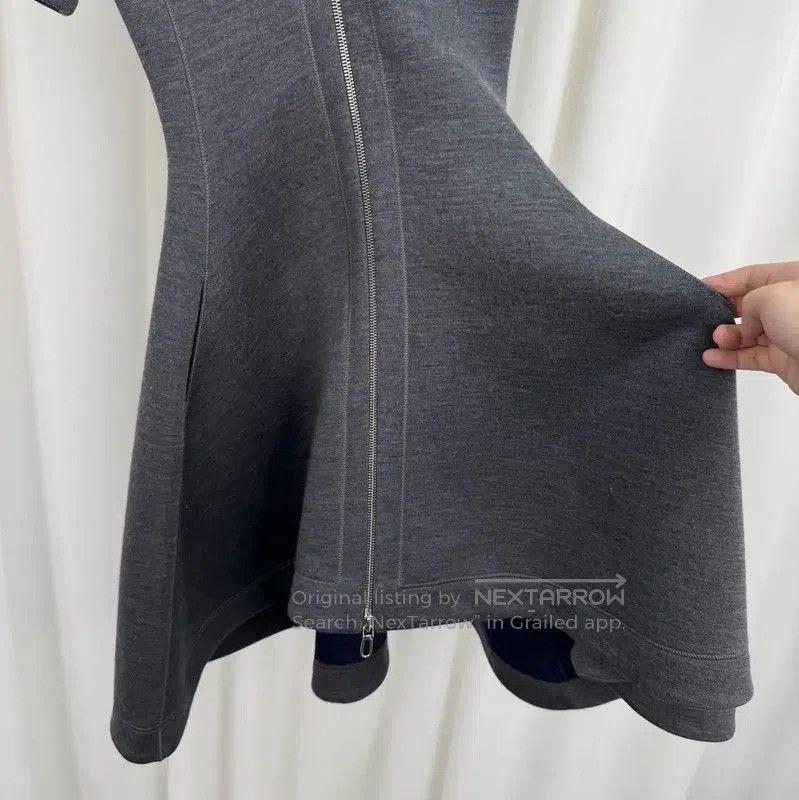 Dior Dior Gray Wool Blend Logo Dress . Size XS / US 0-2 / IT 36-38 - 5 Thumbnail