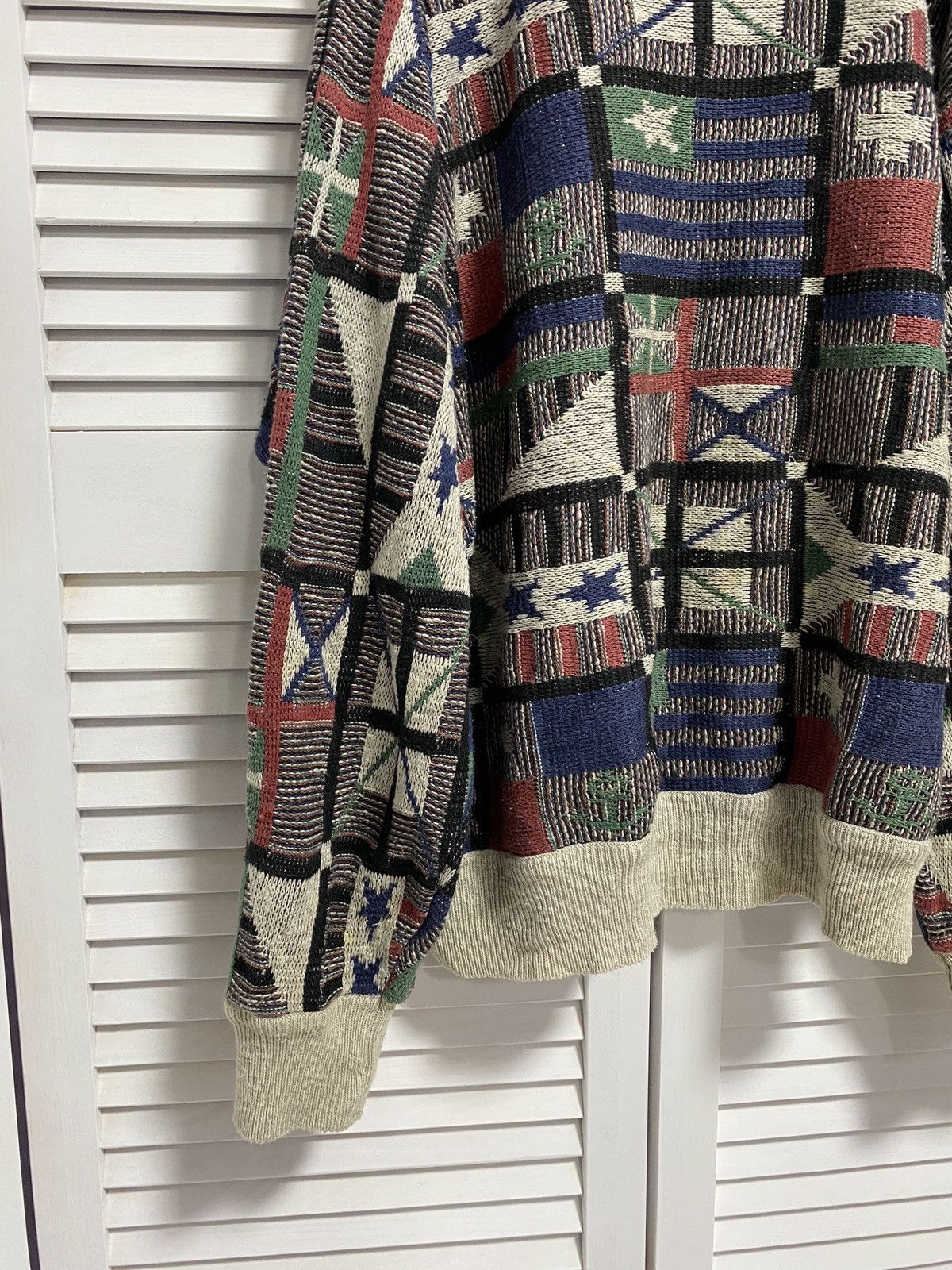Carlo Colucci × Coogi ☄️ Vintage Knit Sweater Carlo Colucci COOGI STYLE Size US L / EU 52-54 / 3 - 3 Thumbnail