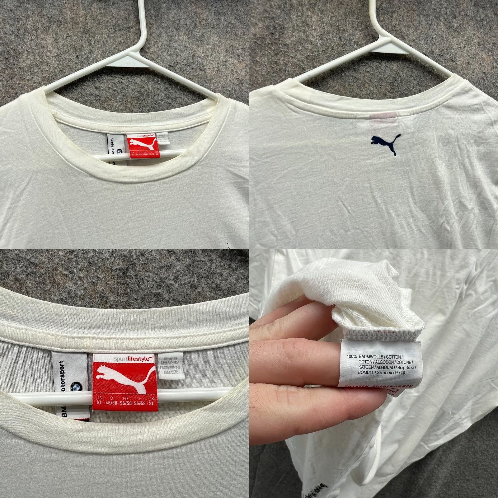 Puma VINTAGE Puma Polo Shirt Mens XL Adult White BMW Motorsport Print USA Casual XL Shirt Mens XL White BMW Motorsport Print USA Vintage PUMA BMW USA Shirt Size US XL / EU 56 / 4 - 8 Thumbnail