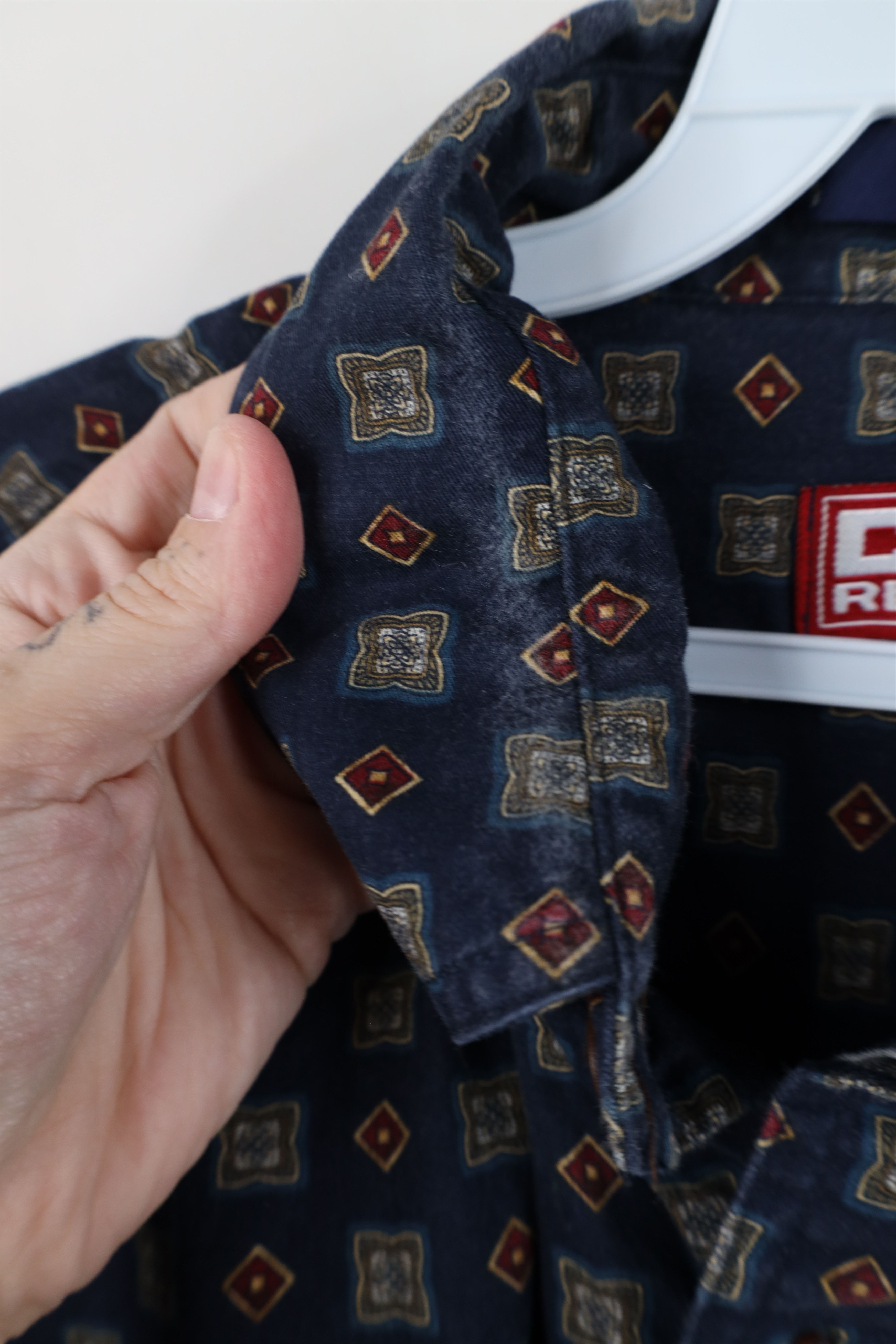 Ralph Lauren Vintage 90s Chaps Ralph Lauren Geometric Button Down Shirt Size US XL / EU 56 / 4 - 8 Thumbnail