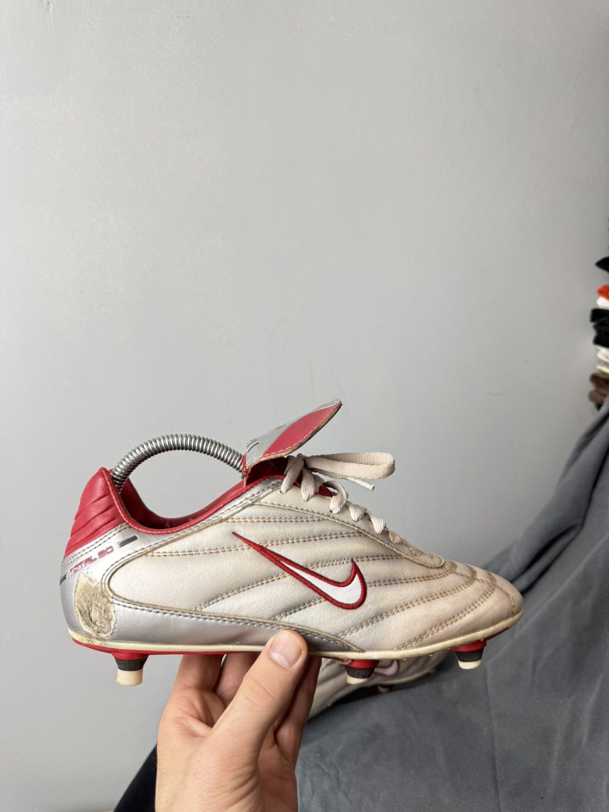 Nike 💥Rare! Vintage Nike Total 90 Soccer Boots Sneakers Size US 6 / EU 39 - 7 Thumbnail