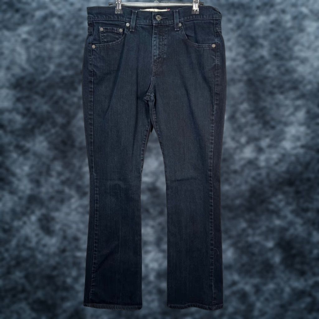 Levi's Levi's 515 Jeans Bootcut Womens 10L Tall Denim Blue 5-Pocket Stretch Regular Dark Wash Jeans Size 32" / US 10 / IT 46 - 1 Thumbnail