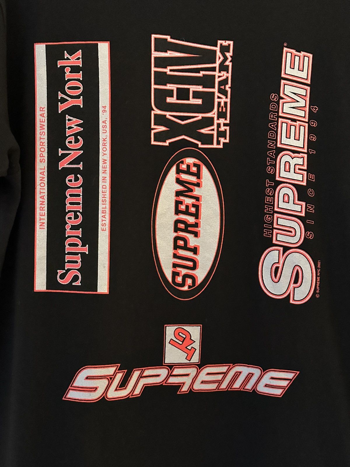 Supreme Supreme Multi Logos Tee Size US M / EU 48-50 / 2 - 2 Thumbnail