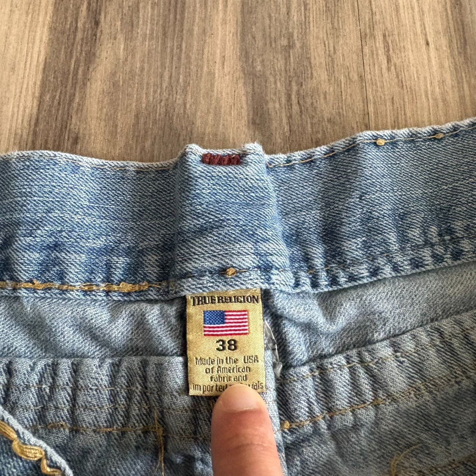 True Religion × Vintage Vintage True Religion Jeans Men's Size 38x33 Medium Size US 38 / EU 54 - 4 Thumbnail