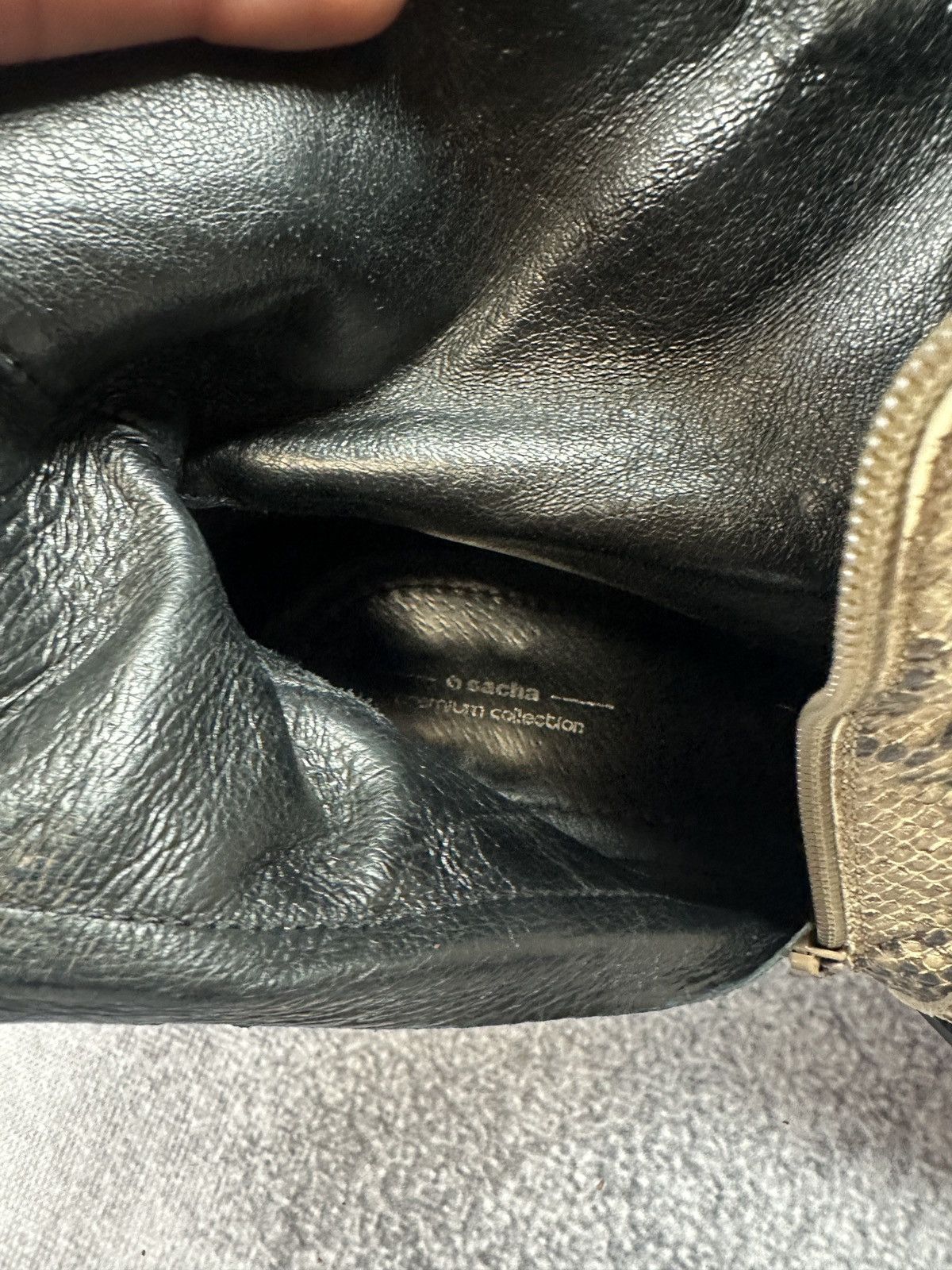 Vintage Snake Skin Leather Shoes Streetwear Cowboy Style Rare USA Size US 9.5 / IT 39.5 - 8 Thumbnail