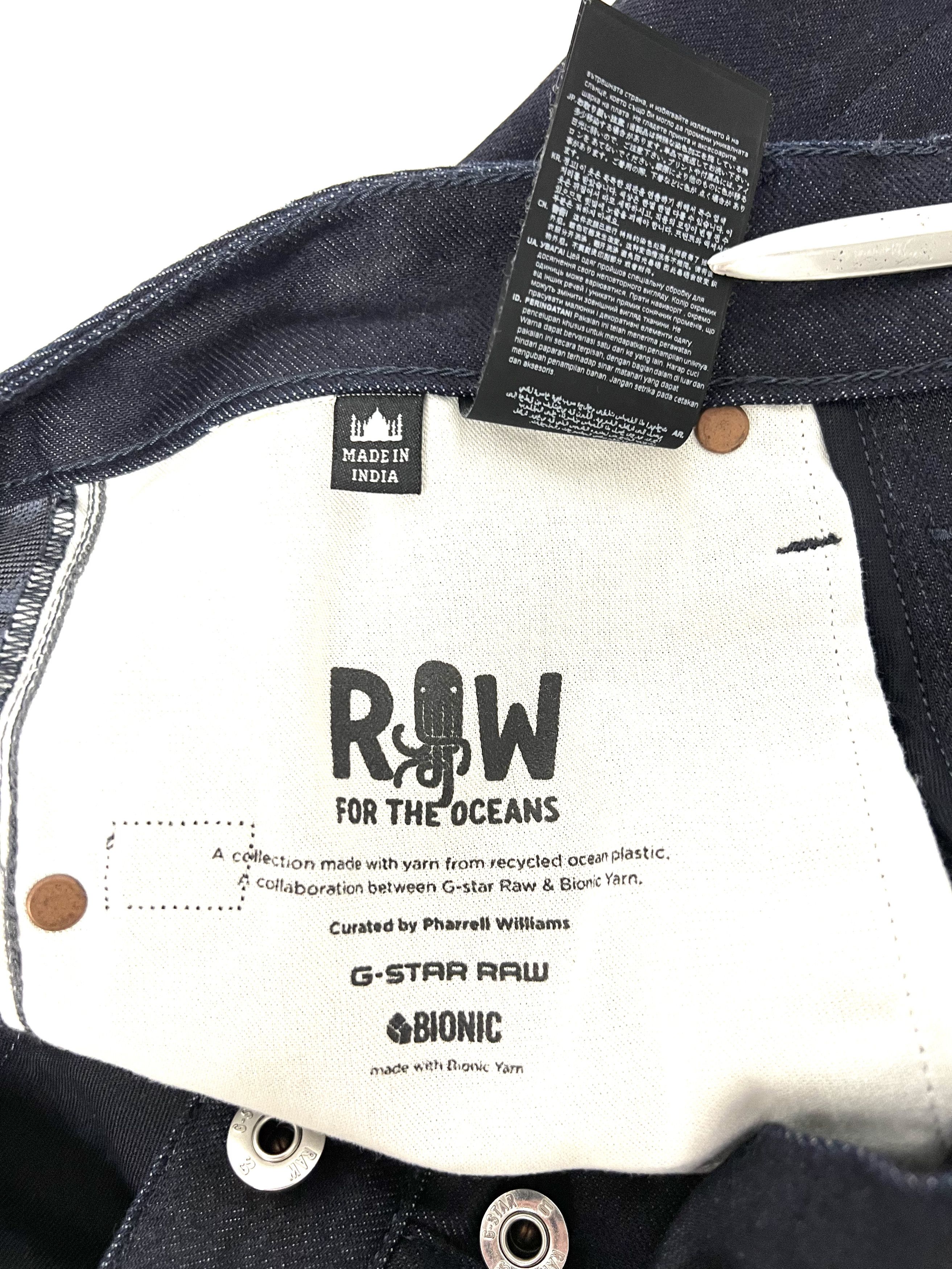G-Star × Pharrell NEW, G-STAR ORIGINALS RAW LOW CROTCH DENIM SHORTS Size US 30 / EU 46 - 2 Thumbnail