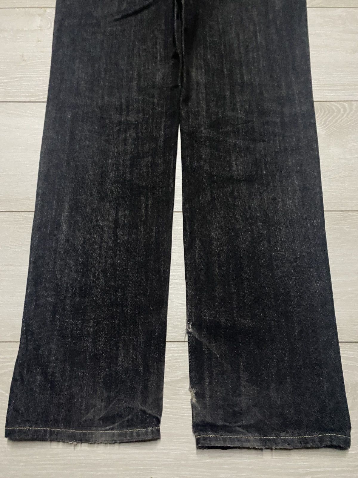 Edwin Japanese Edwin 403 Denim Distressed Loose Jeans Size US 34 / EU 50 - 6 Thumbnail