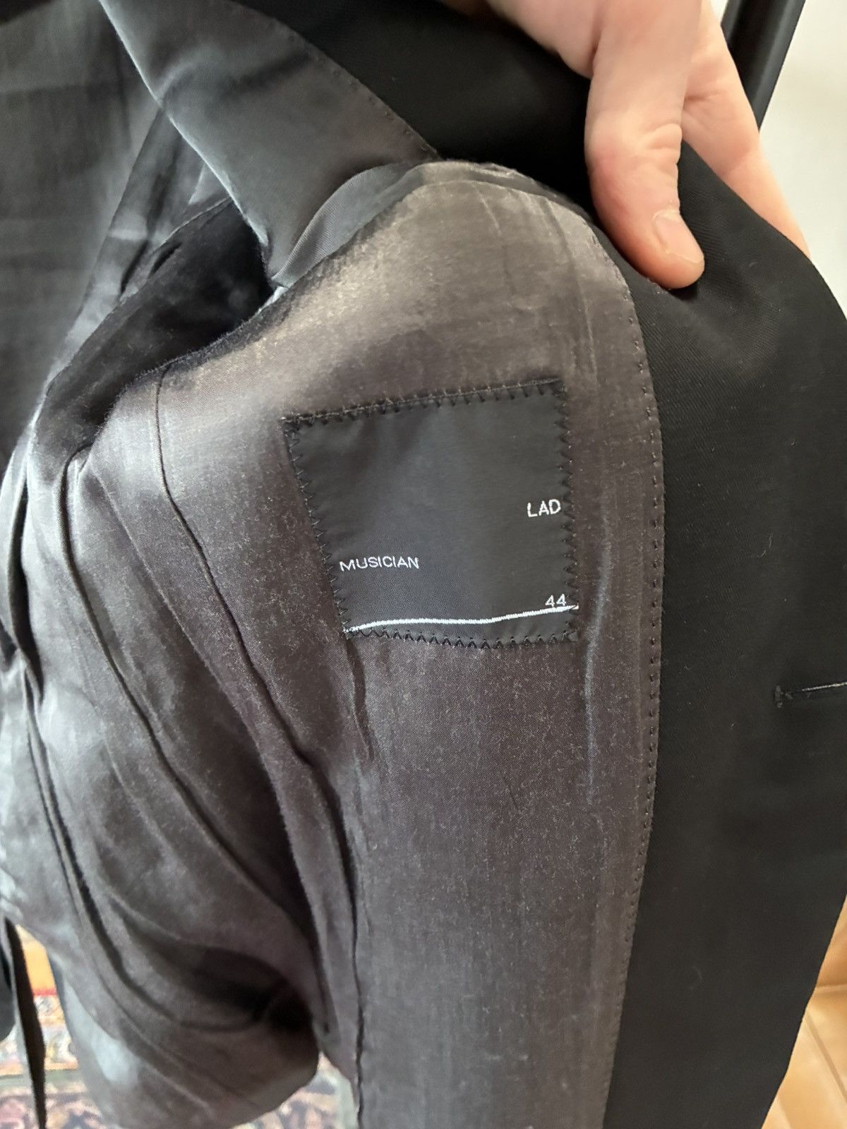 Lad Musician Lad Musician *SAMPLE* AW03 "FLOWERS" Cashmere Blend Jacket Size 44S - 6 Thumbnail