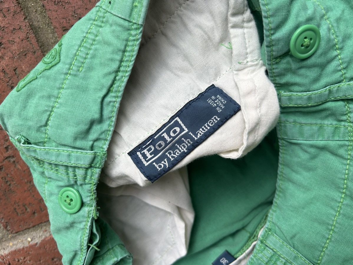Polo Ralph Lauren Vintage Polo Ralph Lauren rare surplus green cargo shorts Size US 30 / EU 46 - 5 Thumbnail