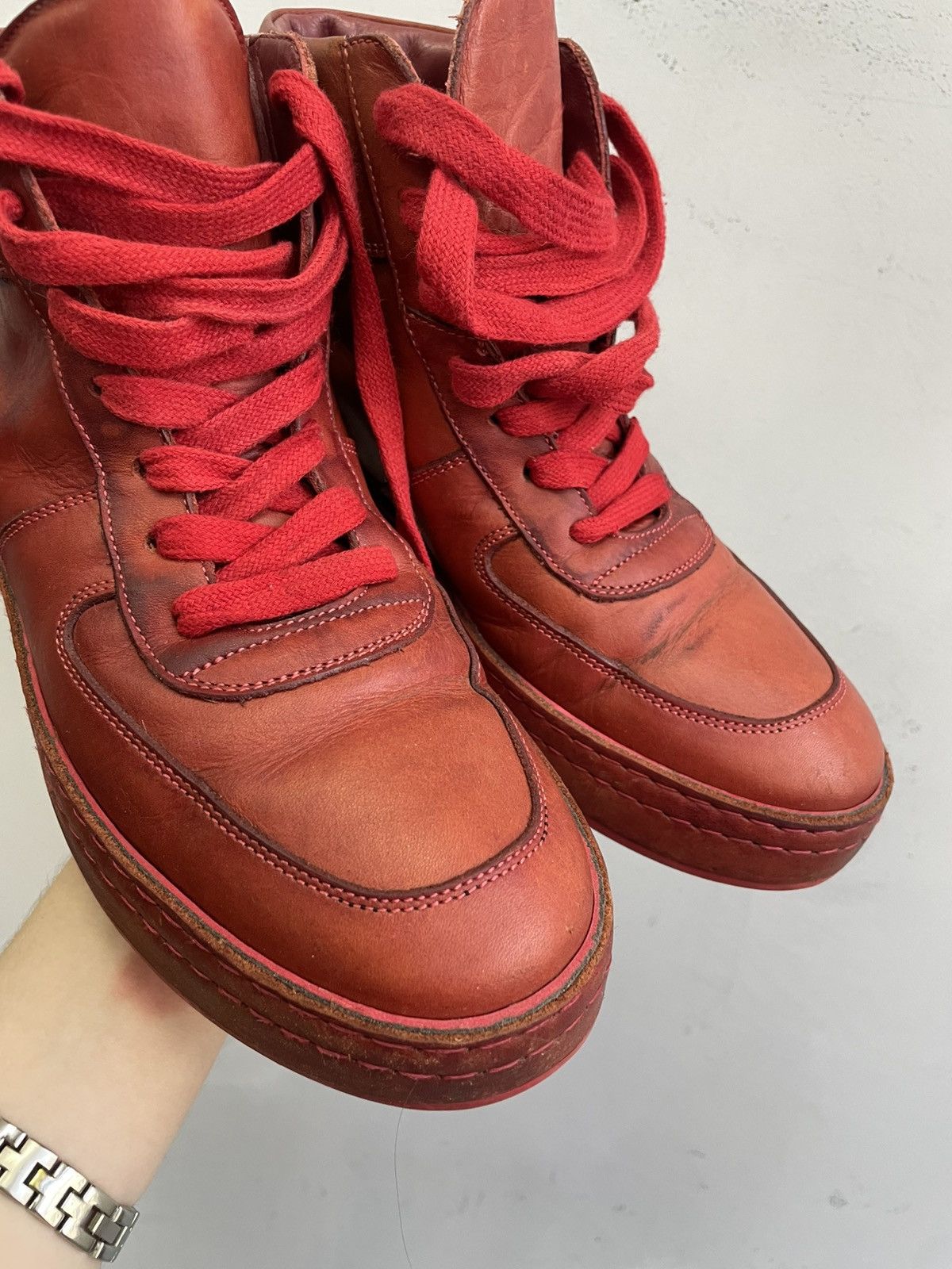 Ann Demeulemeester Ann Demeulemeester boots Leather Shoes Avant-Garde Style Size US 8.5 / IT 38.5 - 3 Thumbnail