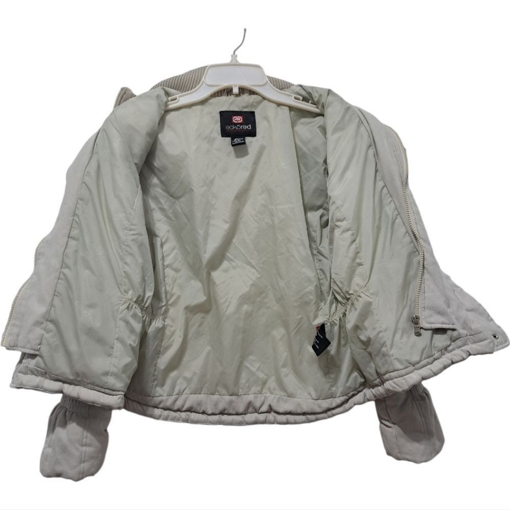 Other Vintage Eckored Women's Puffer Coat With Hoodie Medium Beige Size M / US 6-8 / IT 42-44 - 4 Thumbnail