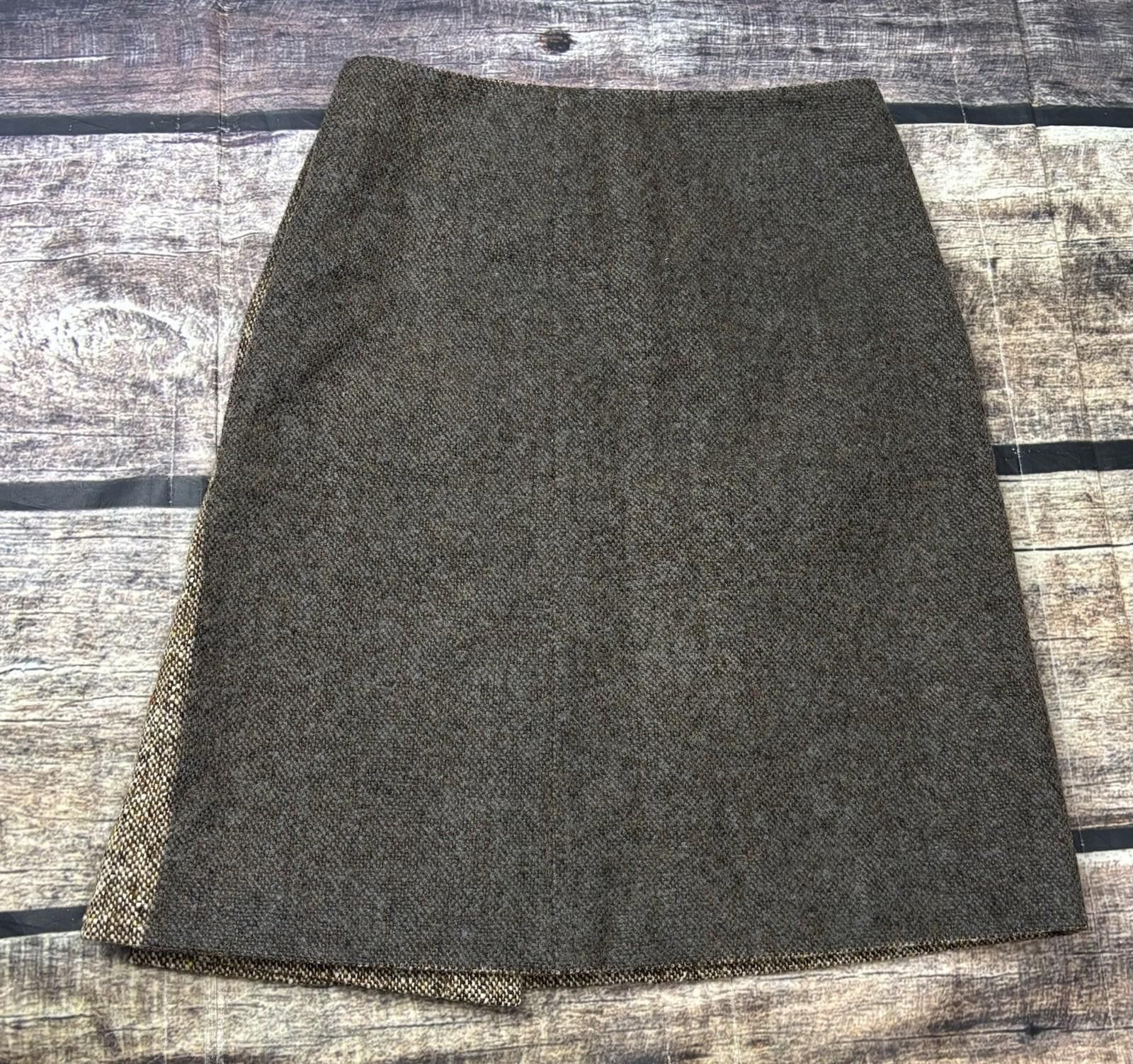 Prada Prada Skirt Womens 38 US 27x7 Virgin Wool Lined Italy Midi Size 30" / US 8 / IT 44 - 3 Thumbnail