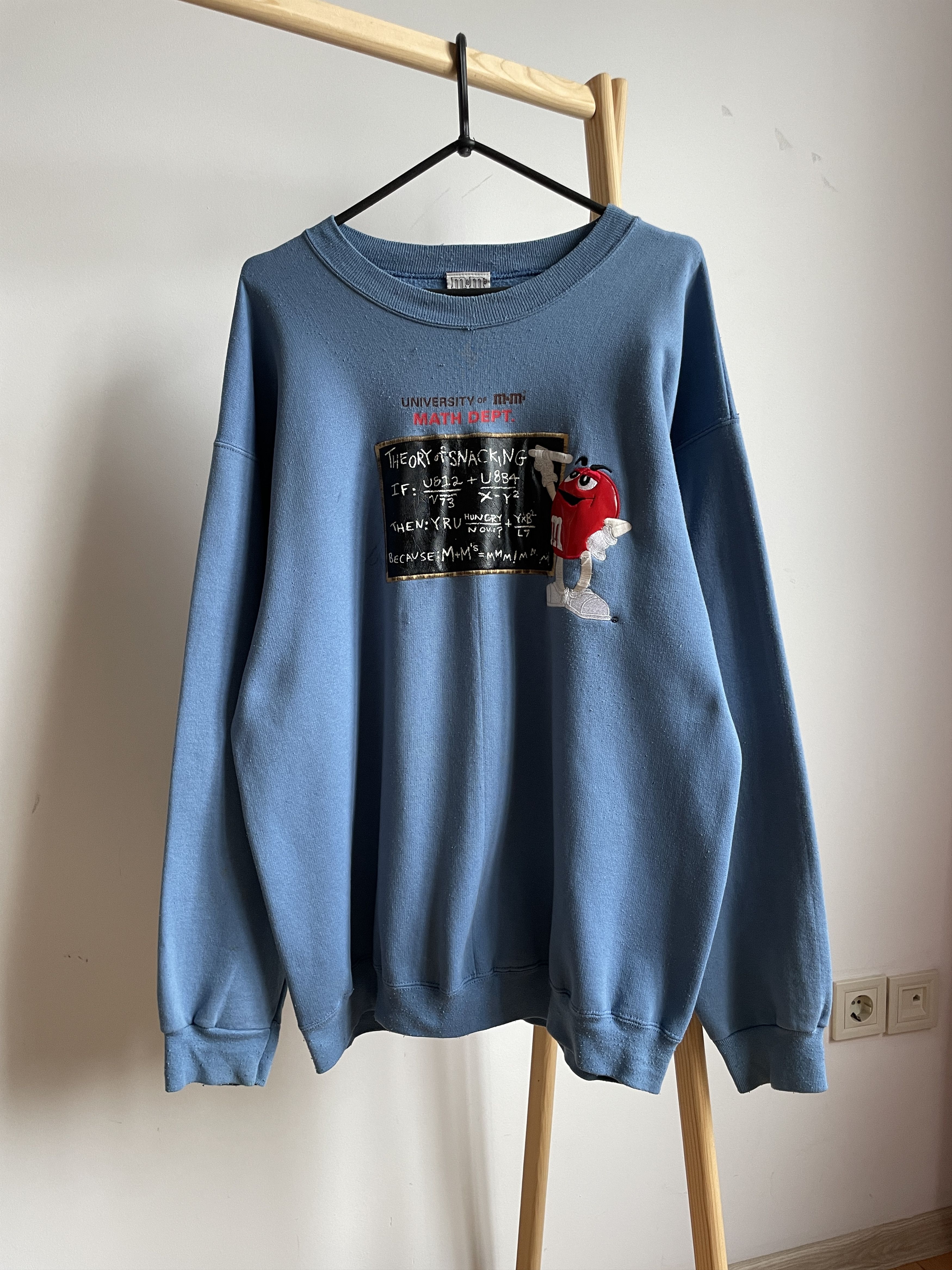 Vintage University of M&M's Vintage 90's Made in USA Sweatshirt Size US L / EU 52-54 / 3 - 1 Thumbnail