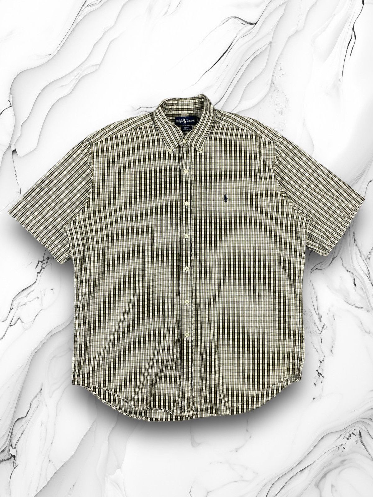 Polo Ralph Lauren × Ralph Lauren × Vintage Vintage Ralph Lauren Striped Shirt Luxury Designer 90s Size US L / EU 52-54 / 3 - 1 Thumbnail