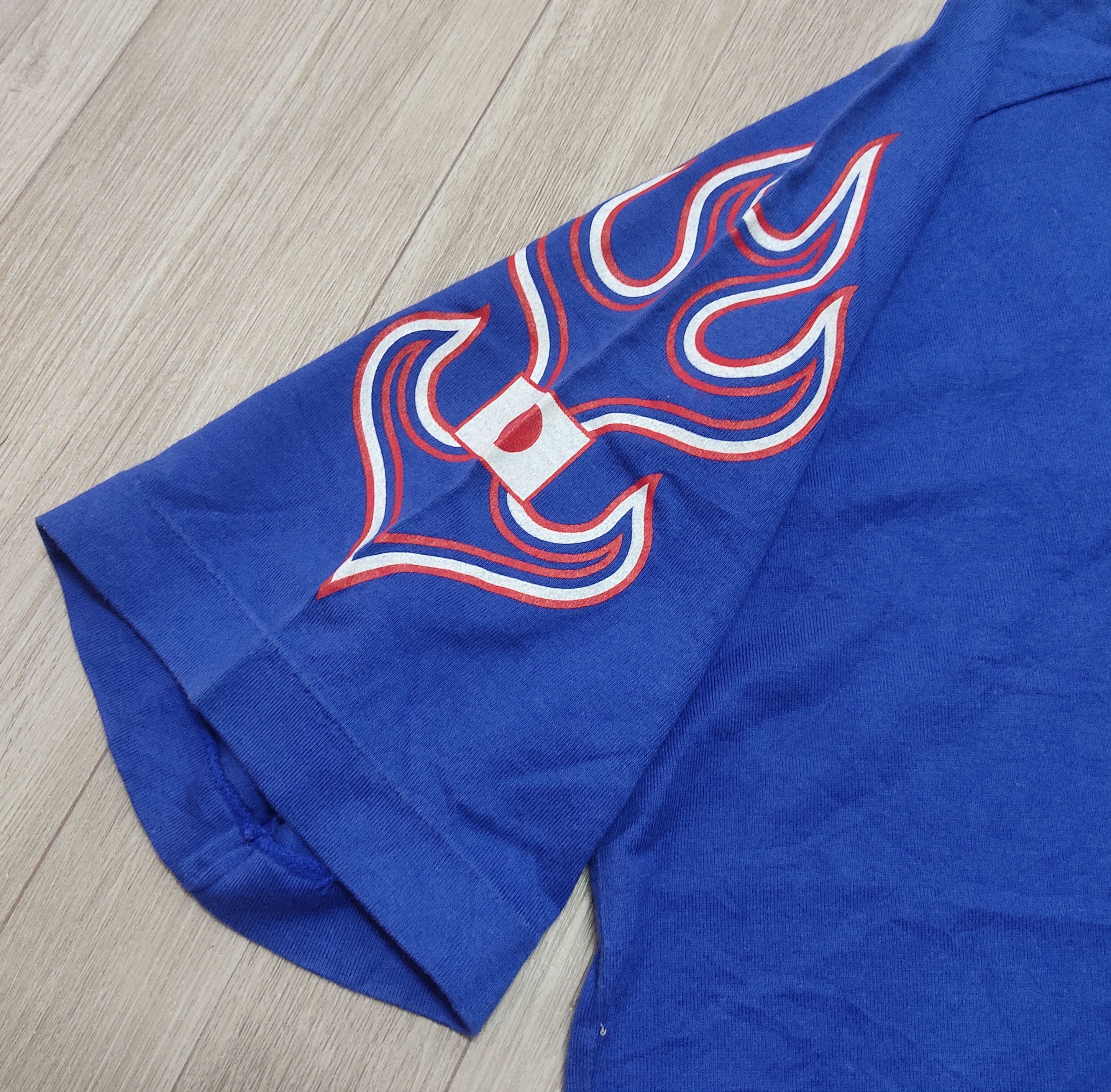 Japan Blue Vtg 90s JFA JO 18 Japan Football World Cup T-shirt Size US M / EU 48-50 / 2 - 9 Thumbnail