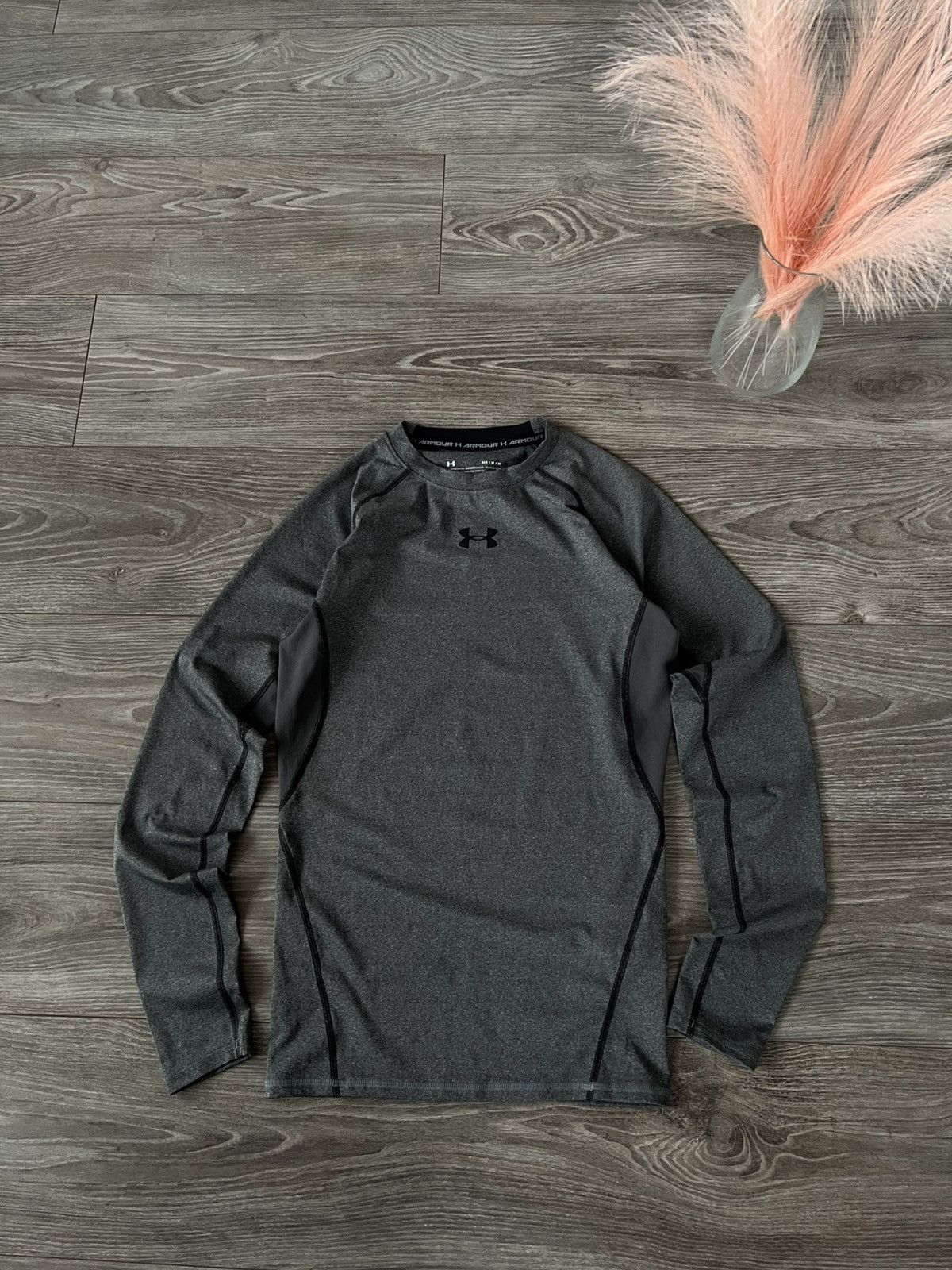 Other × Under Armour Under Armour Central Logo Onix Compression Heatgear Long Tee Size US M / EU 48-50 / 2 - 7 Thumbnail