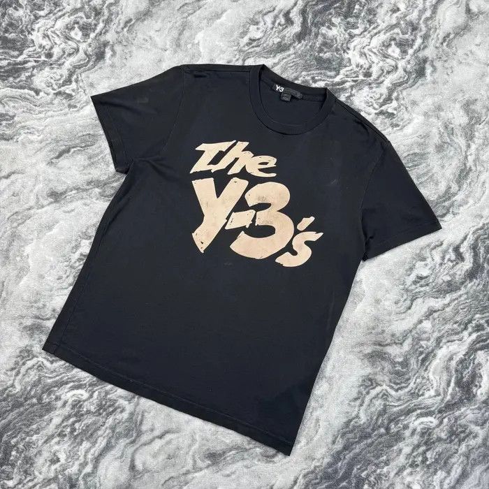 Adidas Adidas Y-3 Yohji Yamamoto "The Y-3's" Logo T-Shirt Size US S / EU 44-46 / 1 - 1 Thumbnail