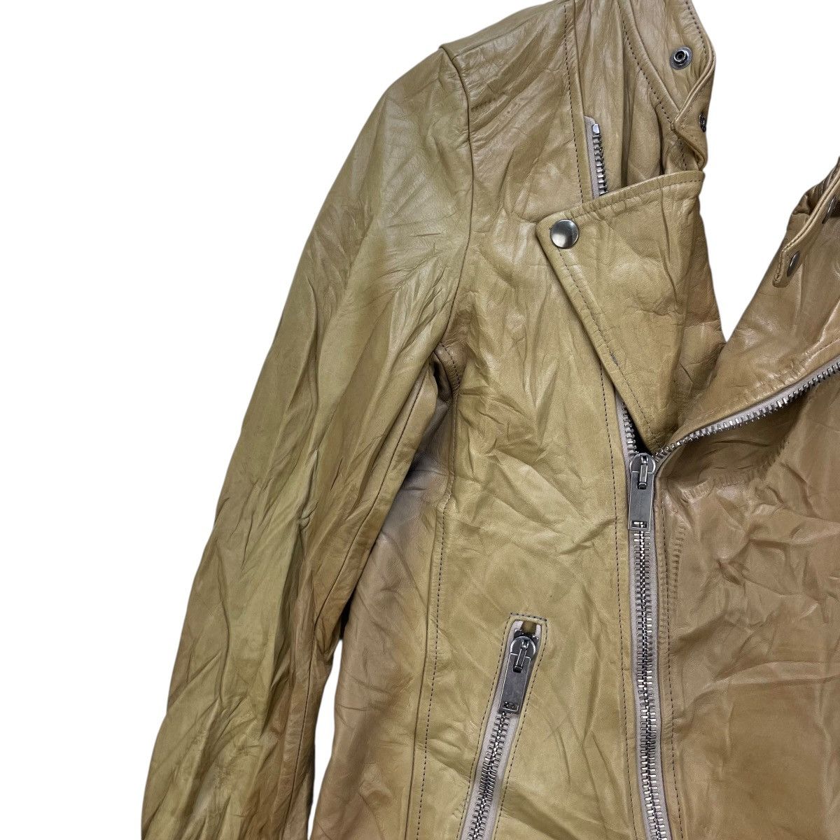 junhashimoto 💥 Junhashimoto Cowhide Leather Biker Jacket Made In Japan Size M / US 6-8 / IT 42-44 - 5 Thumbnail