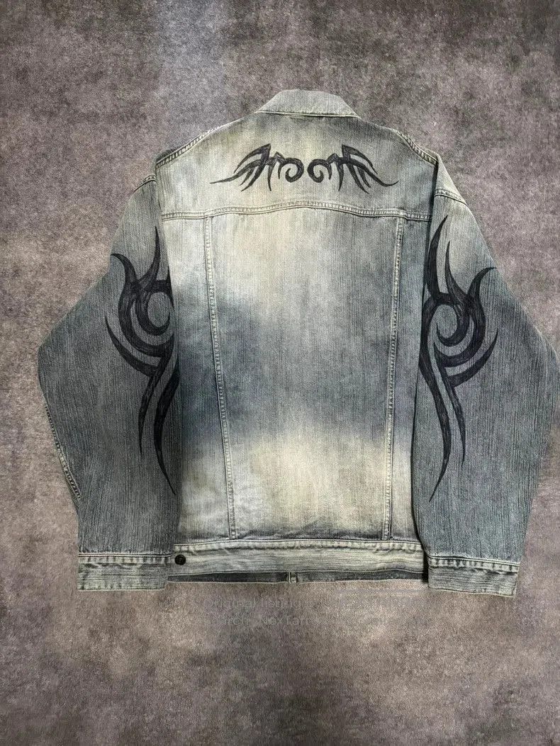 Balenciaga Balenciaga Dragon Denim Jacket Winter 24. Size US S / EU 44-46 / 1 - 2 Thumbnail