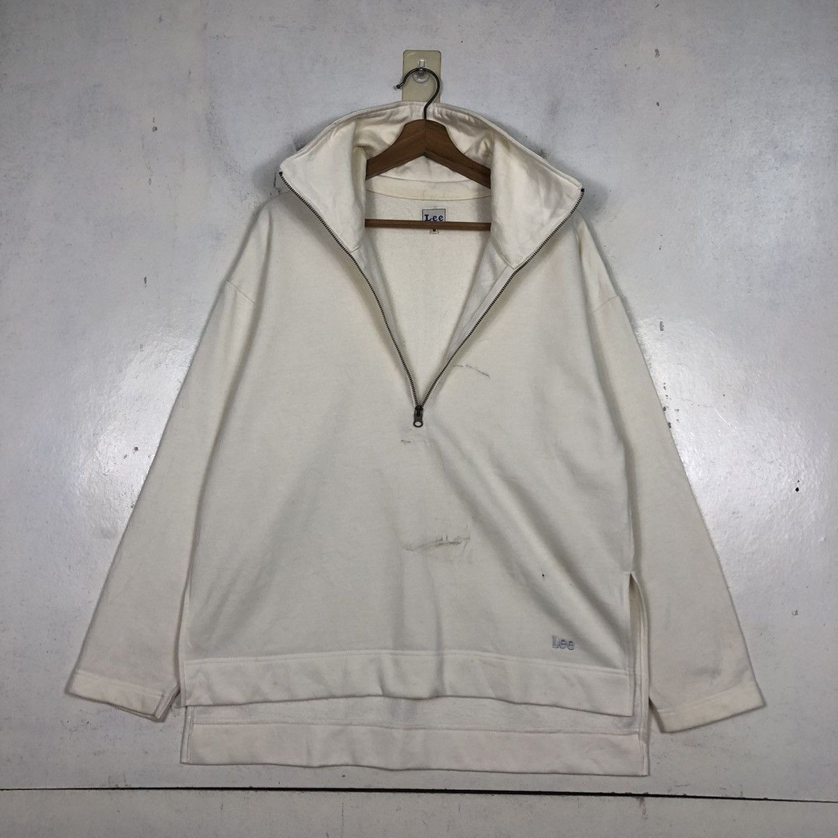 Japanese Brand 📌Vintage Lee Half Zipper Anorak Sweatshirt Collar Size US L / EU 52-54 / 3 - 10 Thumbnail