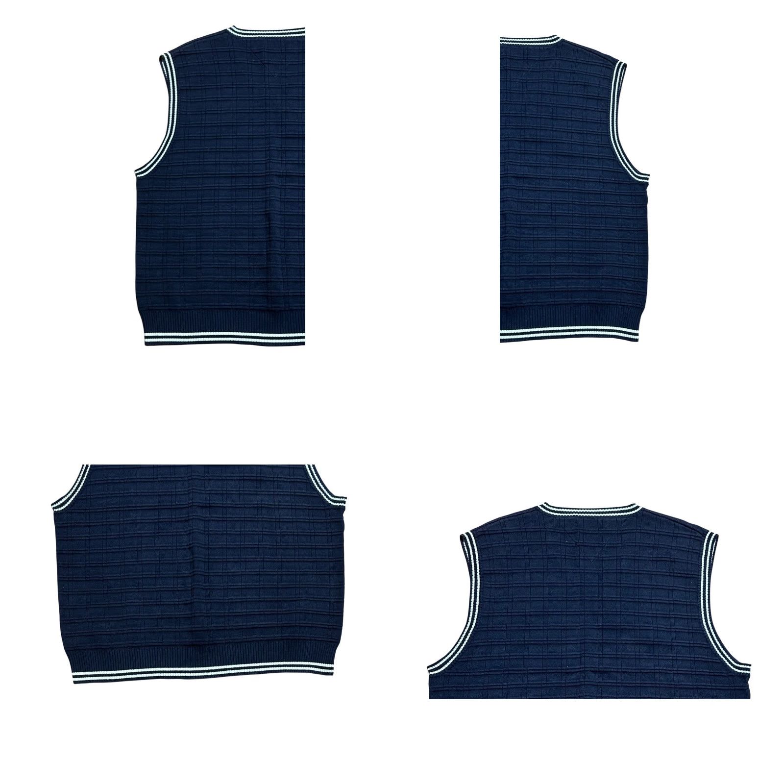 Tommy Hilfiger Tommy Hilfiger Vintage Y2K Navy Blue Sleeveless Sweater Vest Men XL Preppy Size US XL / EU 56 / 4 - 9 Thumbnail