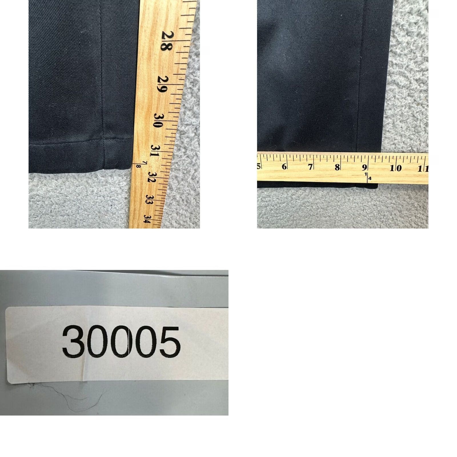 Vintage L.L. Bean Pants Women 16 Medium Tall Black Classic Fit Straight Khaki NEW Ladies Pants Women's 16W Plus 36x31.5 Casual Preppy Mens Womens Boys Girls Size 38" / US 16 / IT 52 - 8 Thumbnail
