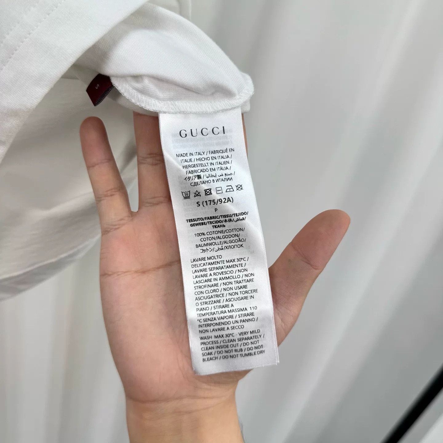 Gucci Gucci Letter Print Short-Sleeve Size US S / EU 44-46 / 1 - 6 Thumbnail